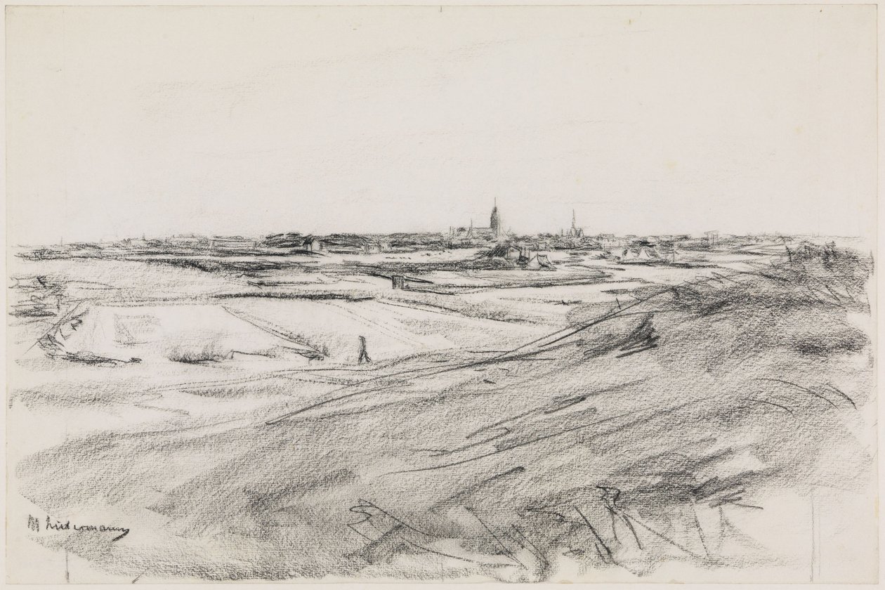 Paisaje holandés de Max Liebermann