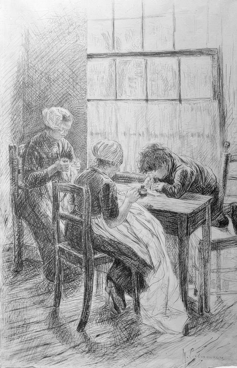 Interior holandés de Max Liebermann
