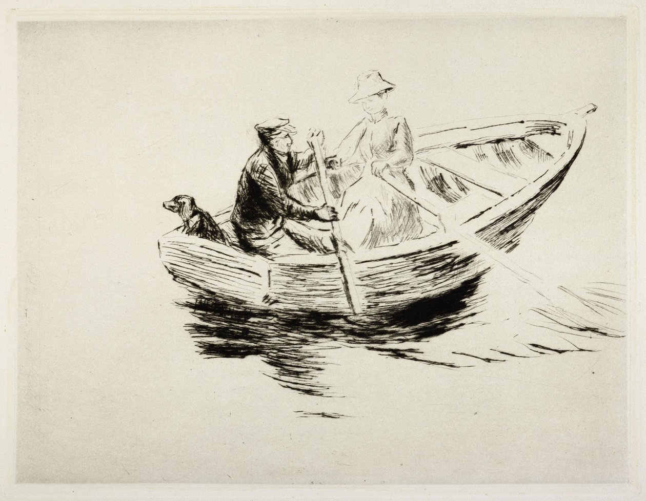 En la barca de Max Liebermann