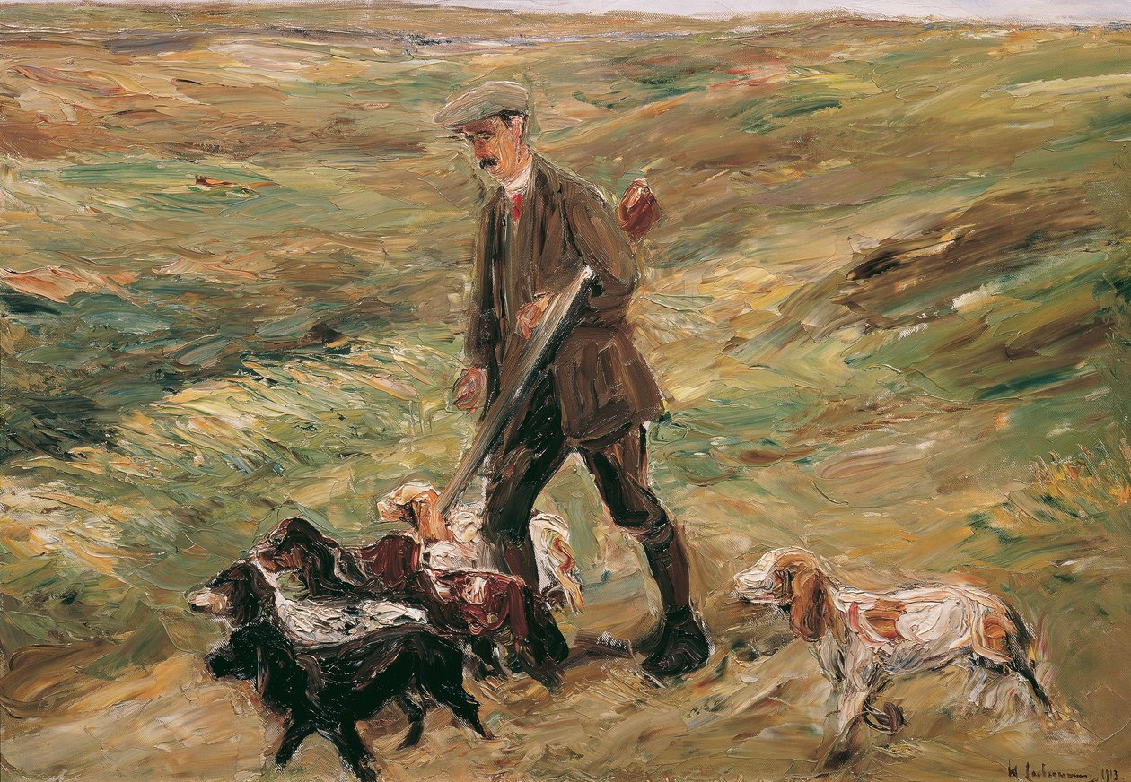 Cazadores en las dunas de Max Liebermann