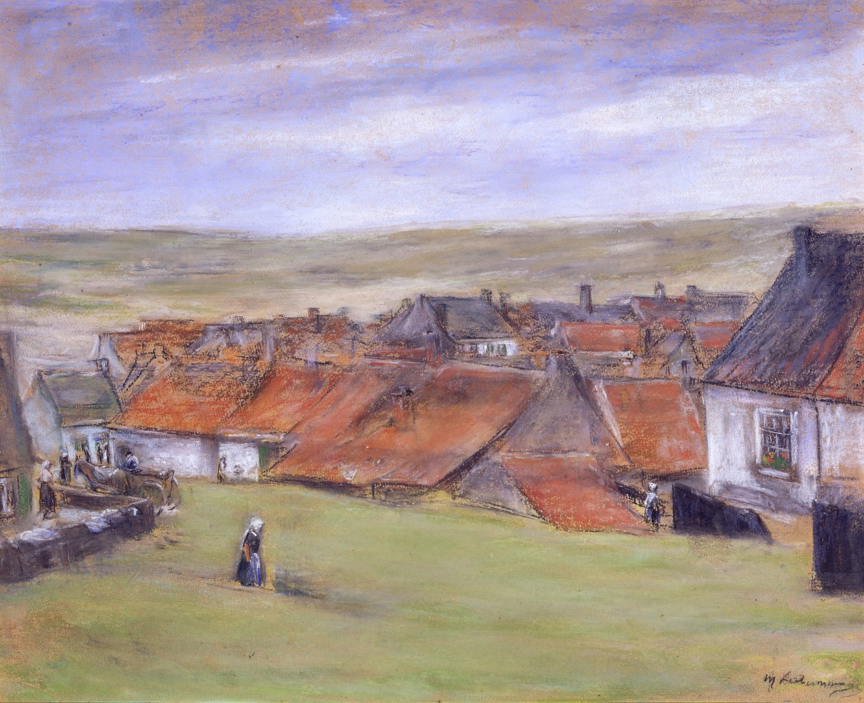 Paisaje en Katwijk de Max Liebermann