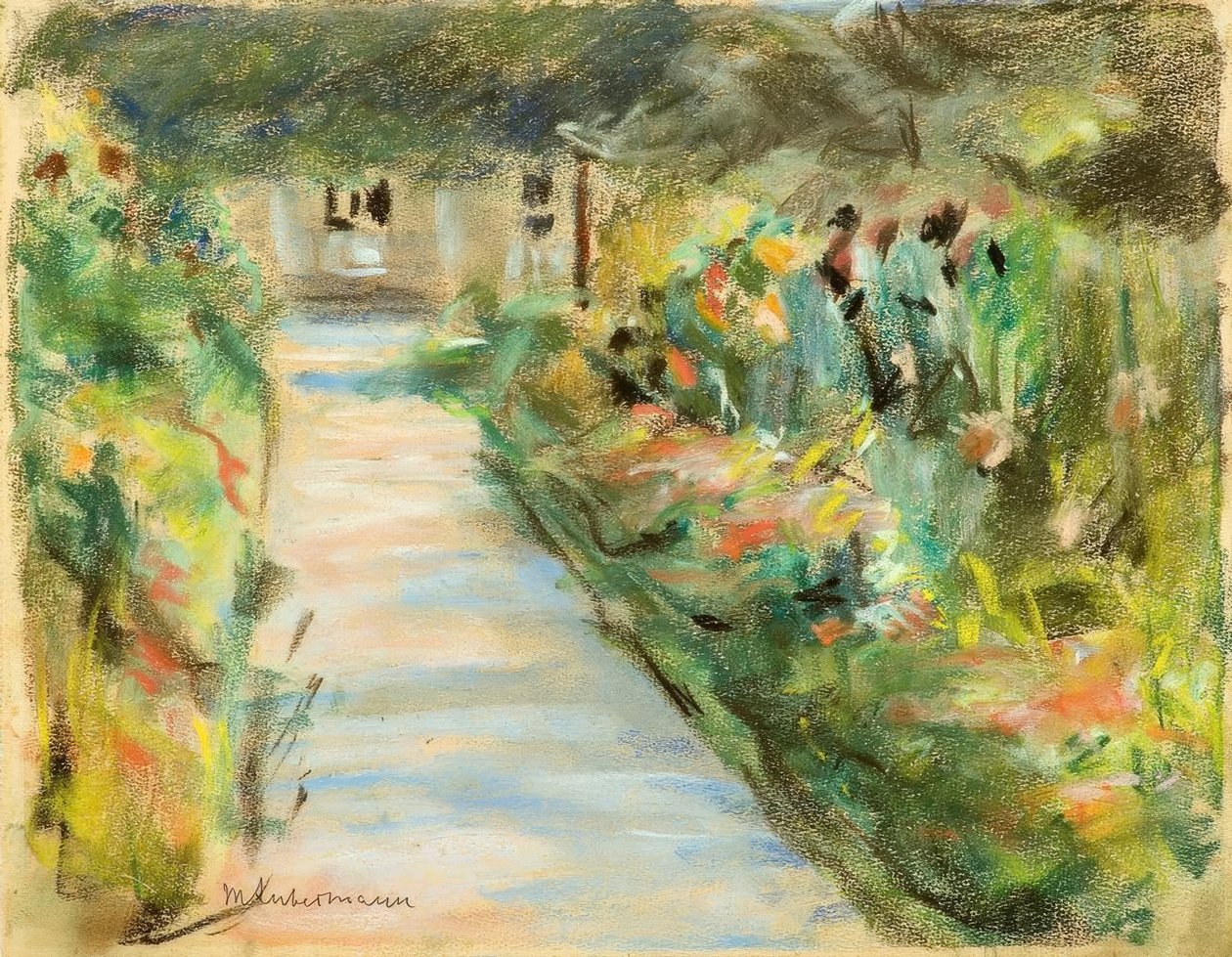 M. Liebermann, Jardín floreciente de Max Liebermann