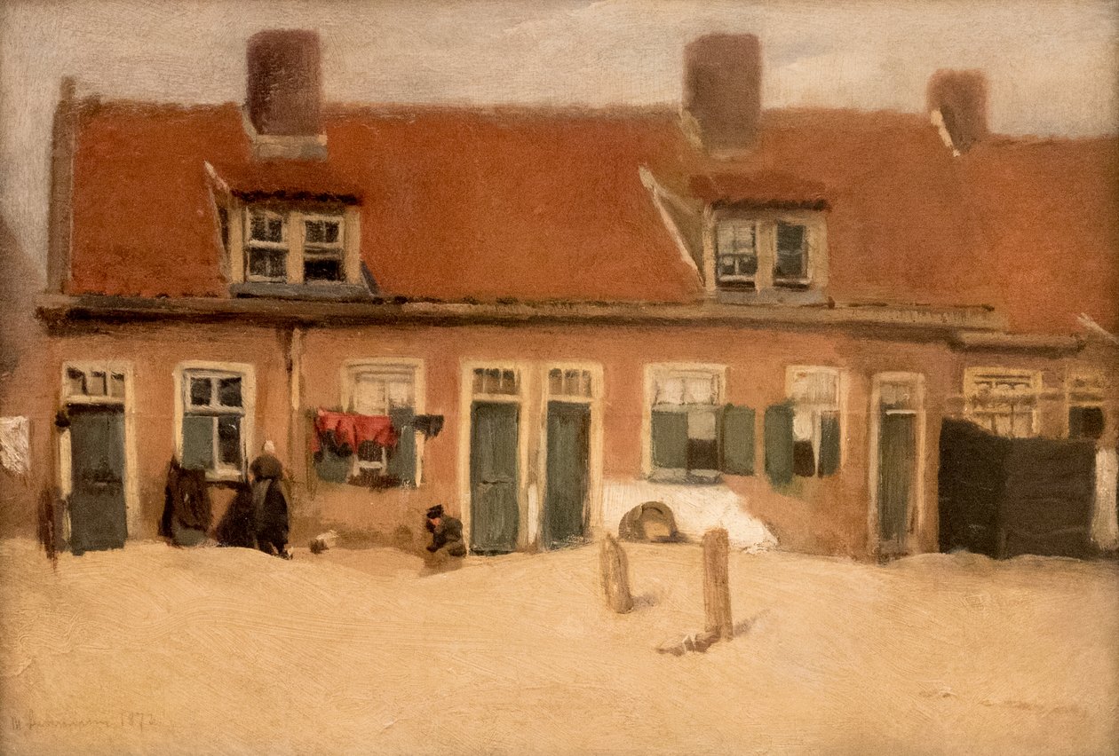 Max Liebermann, Casas antiguas en Scheveningen, 1897, MGS-20160312-001 de Max Liebermann