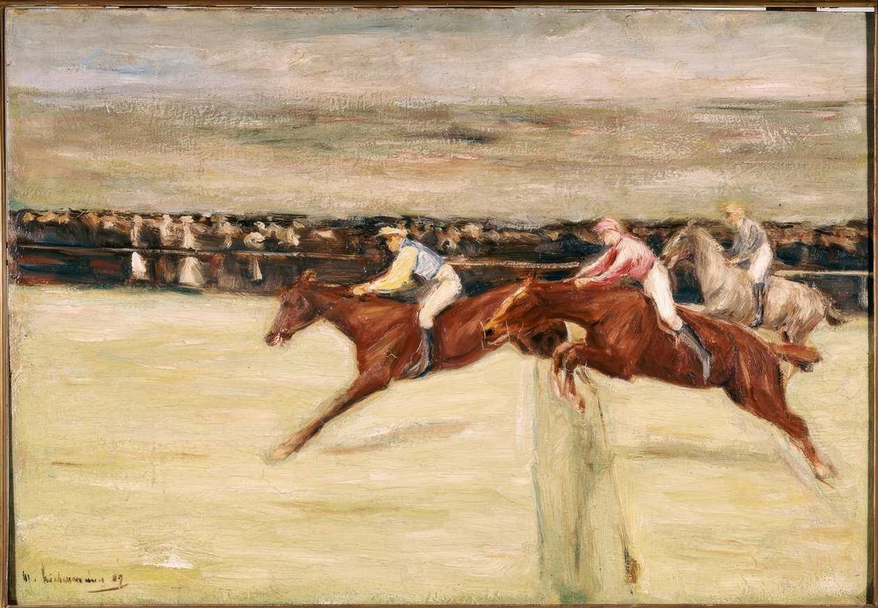 Carrera de caballos en las Cascine de Max Liebermann