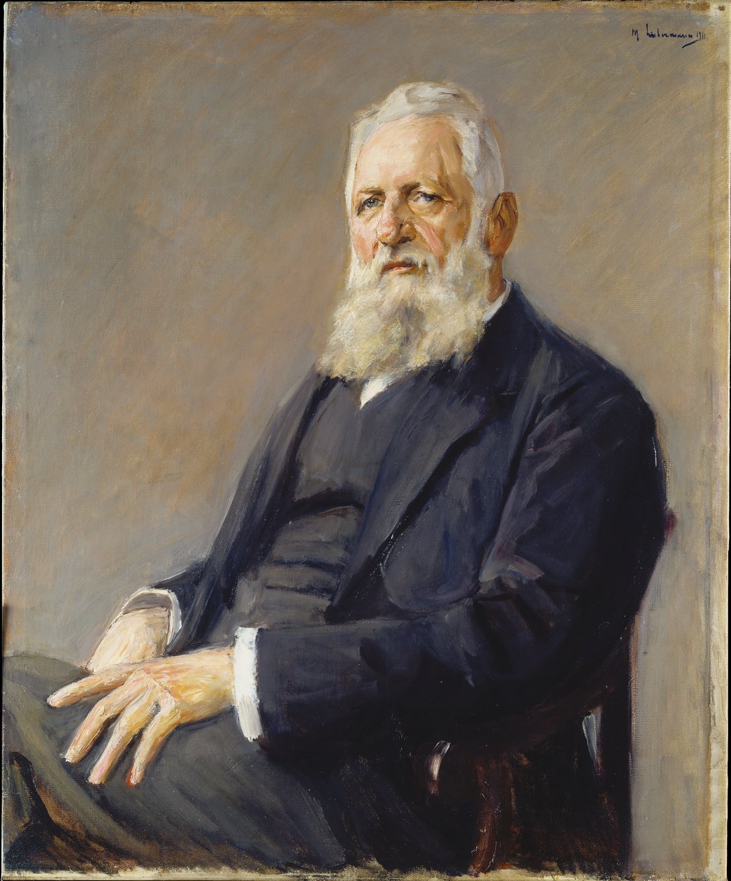 Retrato de Franz Adickes, alcalde de Fráncfort de Max Liebermann
