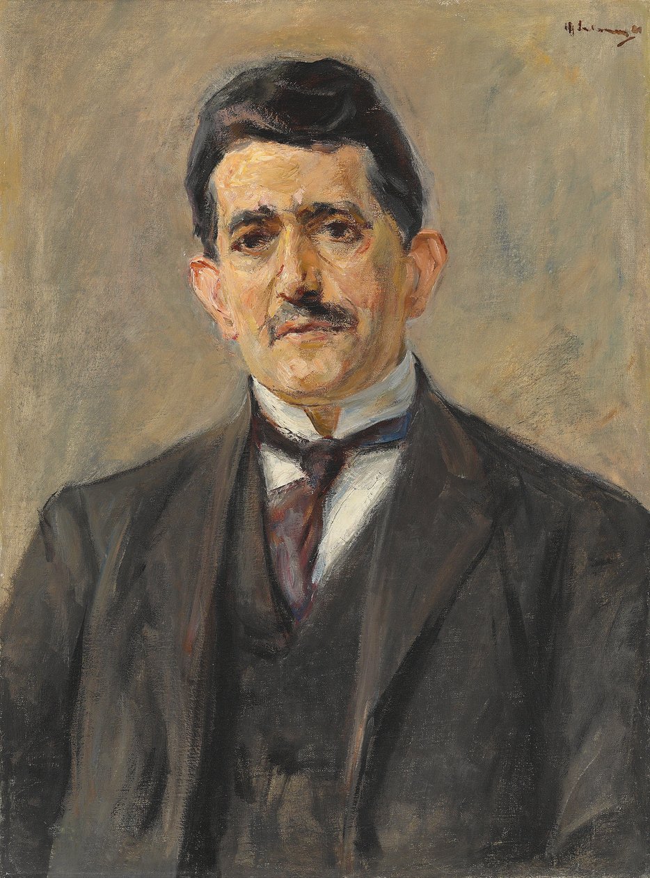 Retrato del editor Bruno Cassirer, 1921 de Max Liebermann