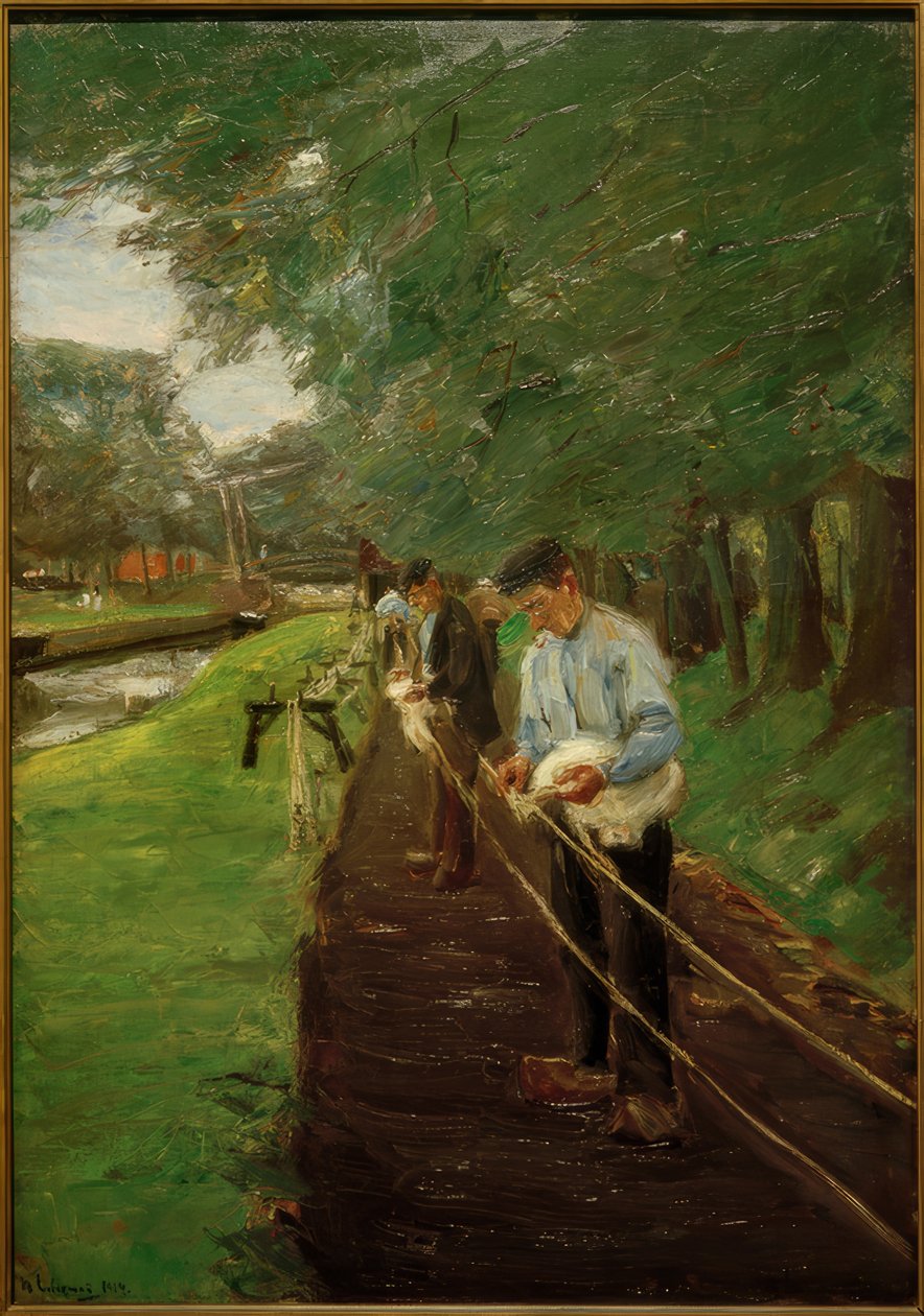 Camino de los marineros en Edam de Max Liebermann