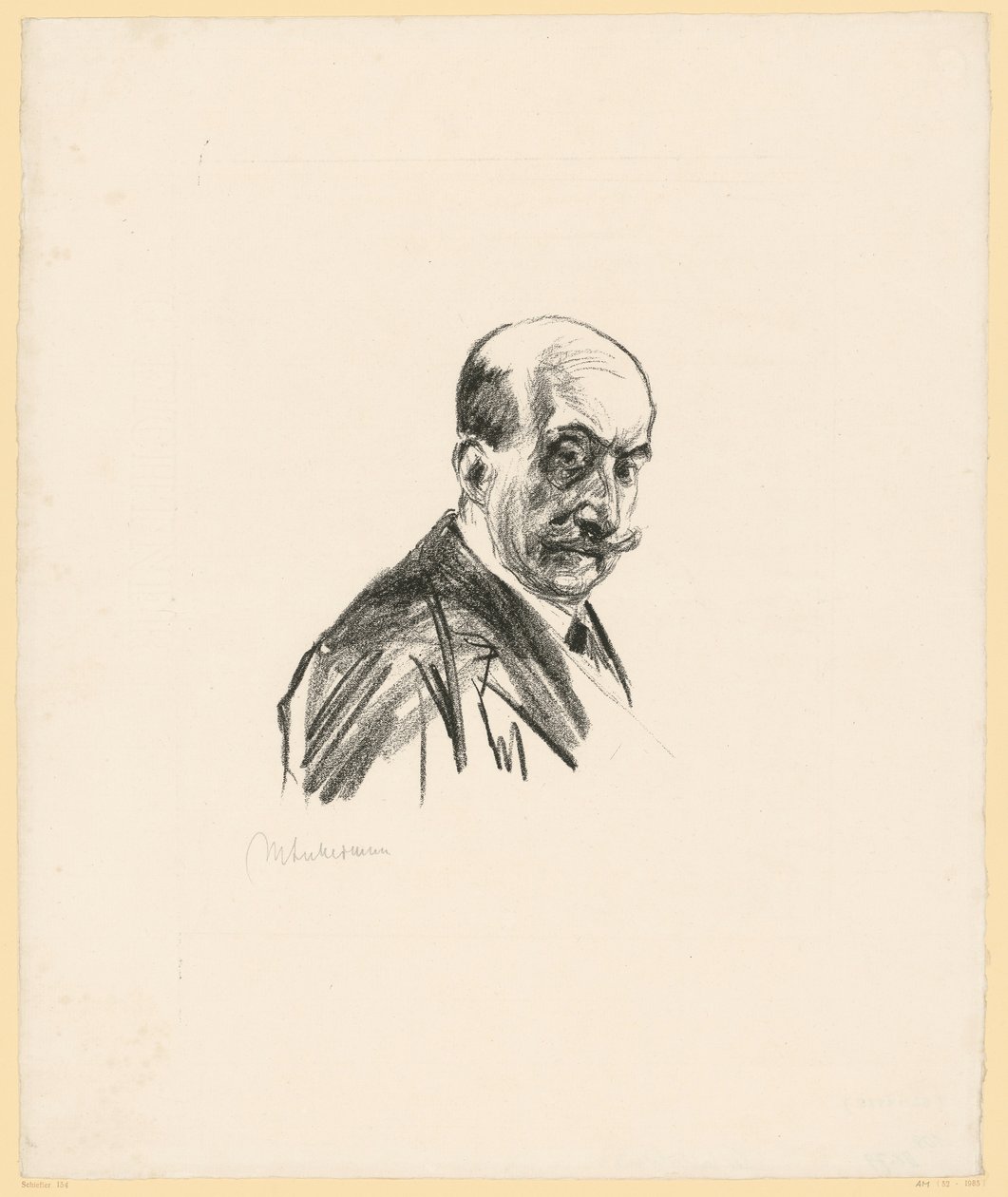Autorretrato de Max Liebermann
