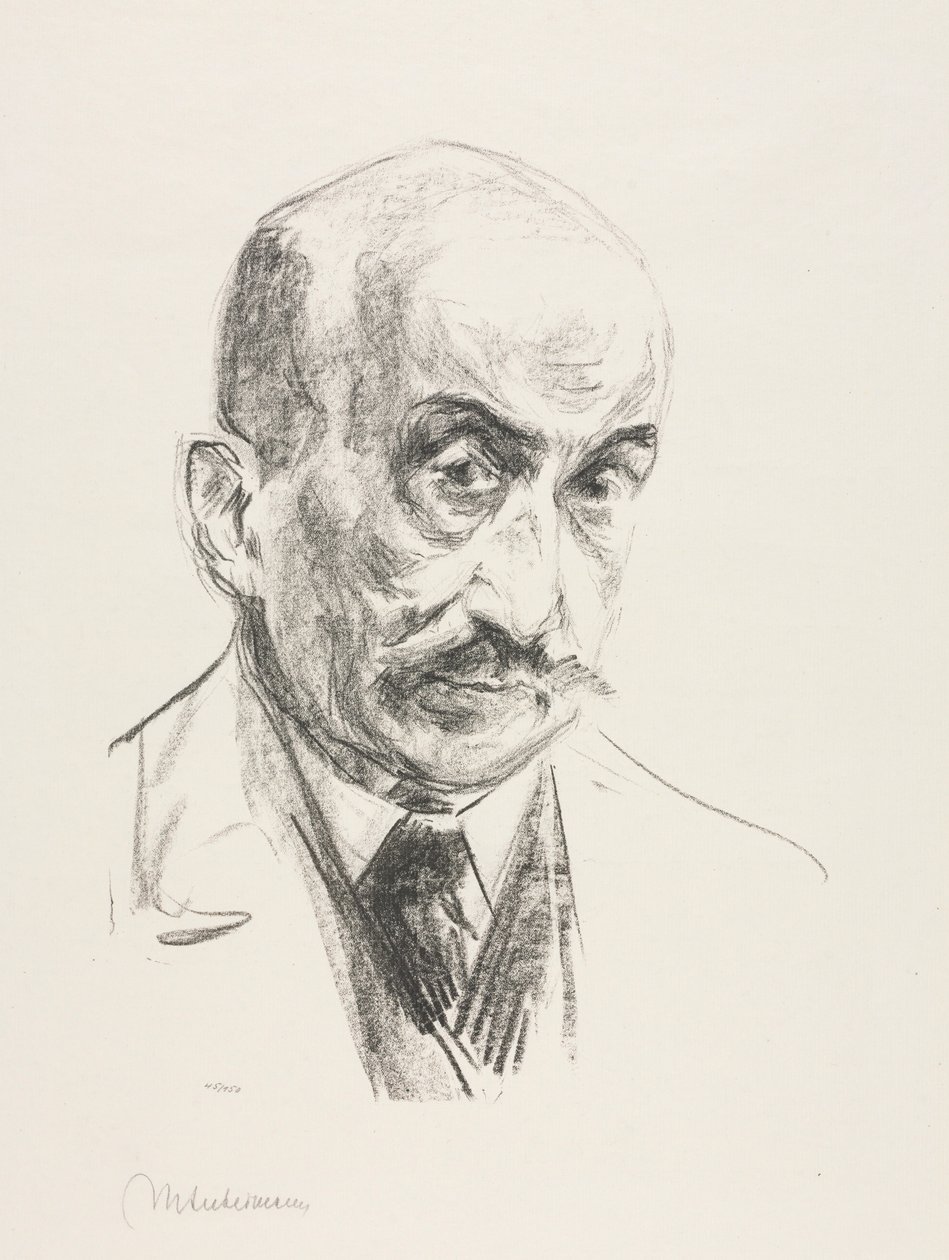 Autorretrato, 1921 de Max Liebermann