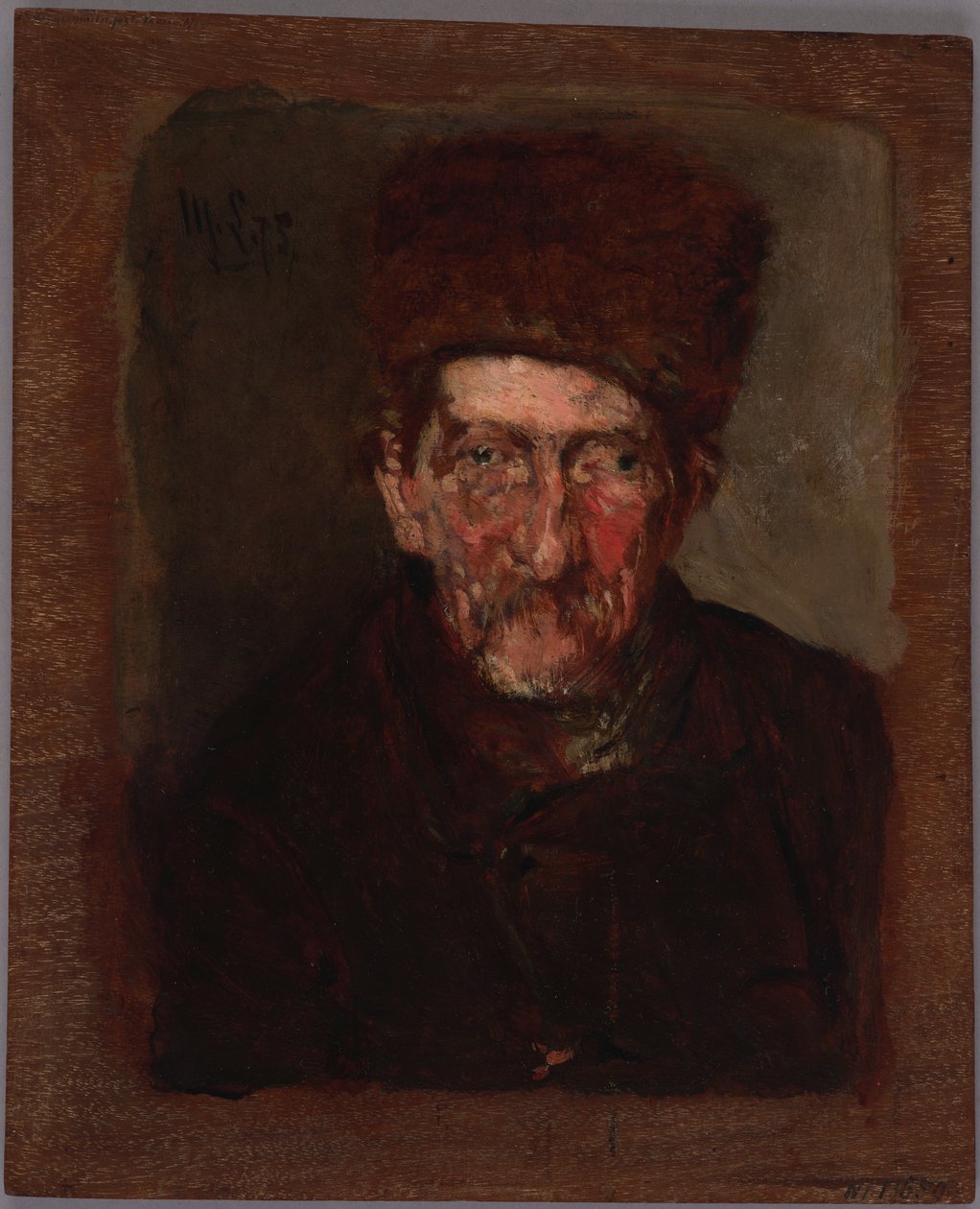 Estudio de los bustos de un hombre y una mujer (cuadro a doble cara) de Max Liebermann