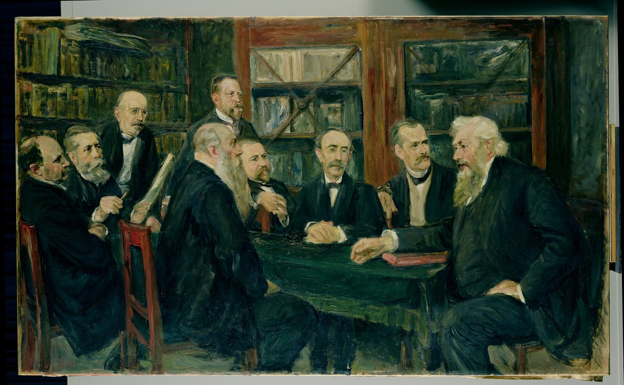 La Convención de Profesores de Hamburgo de Max Liebermann