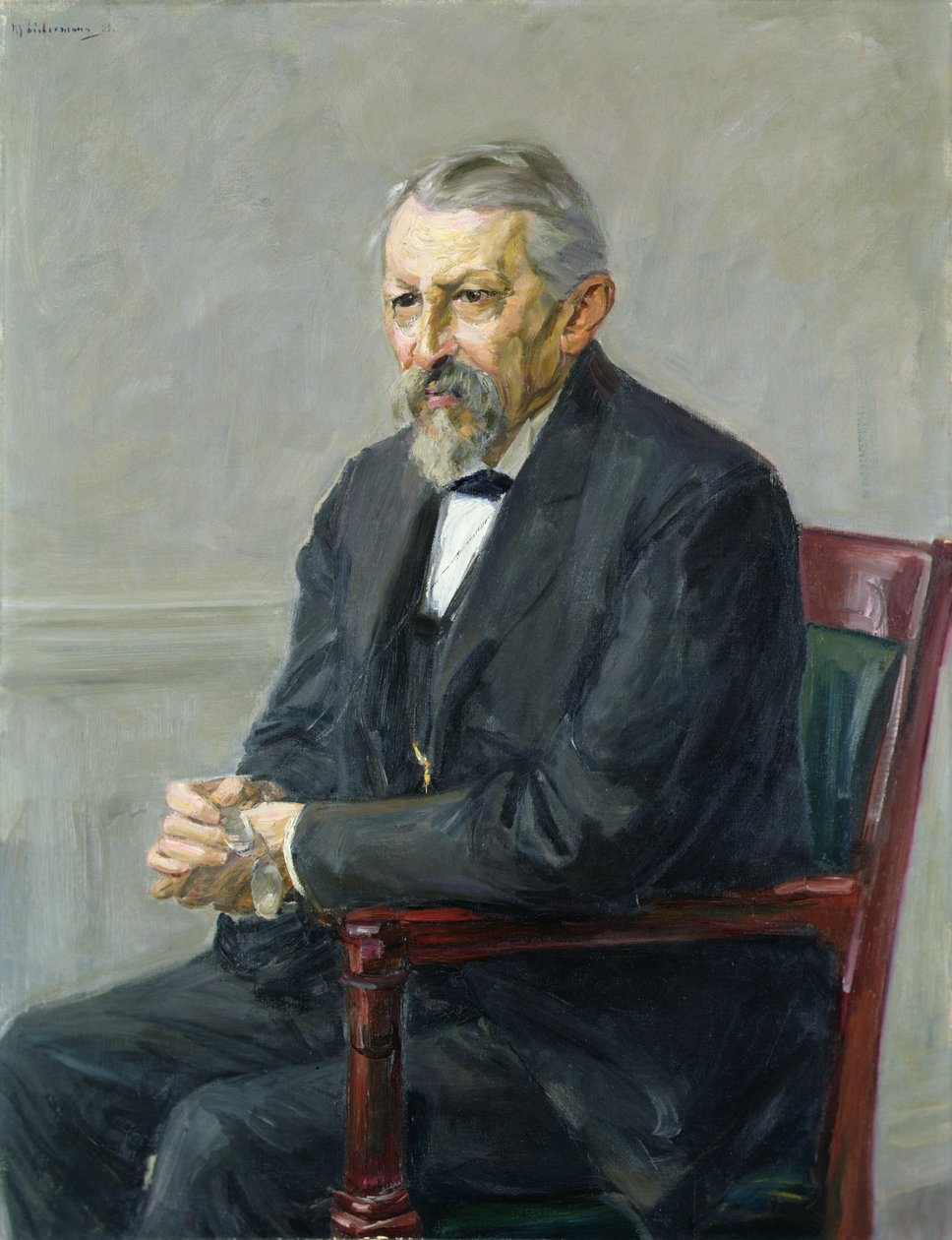 El Científico Natural, Hermann Strebel (1834-1914) 1905 de Max Liebermann