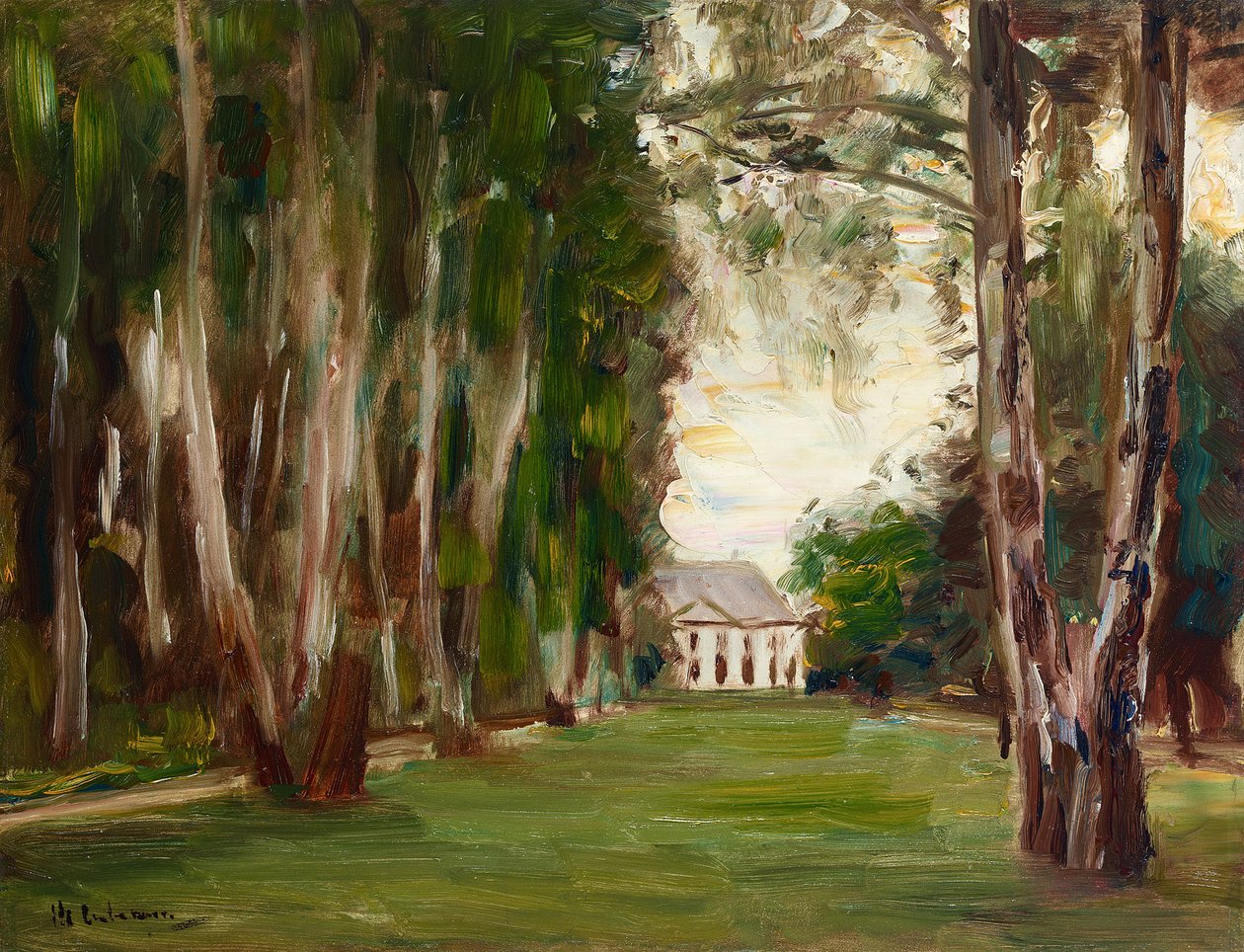 Jardín de Wannsee con villa de Max Liebermann