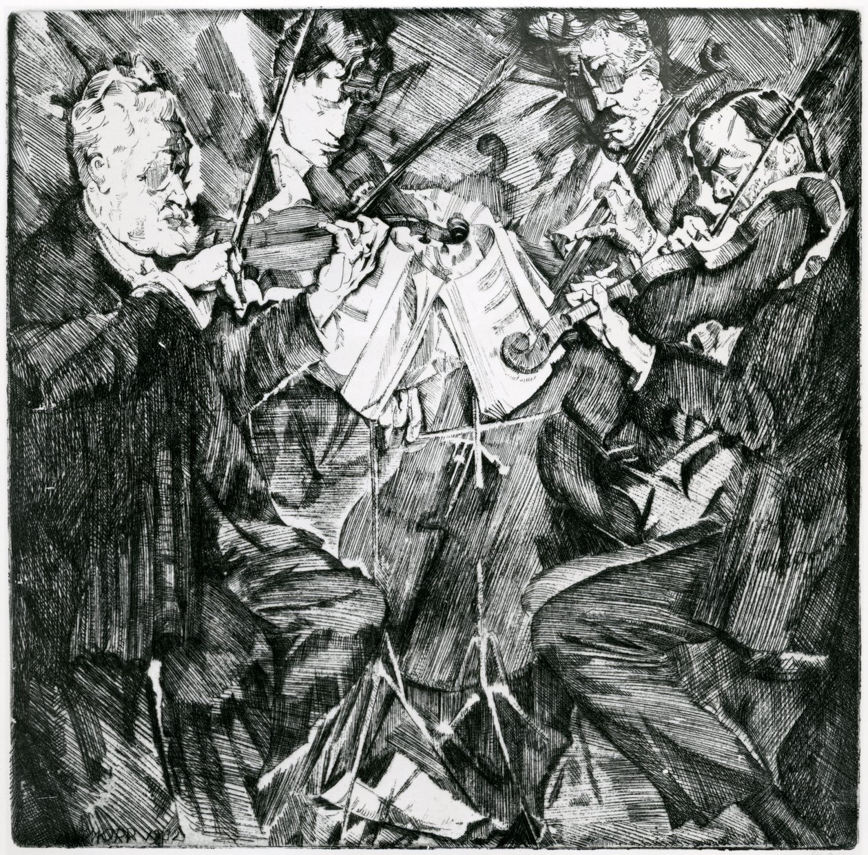 Cuarteto de cuerda Rose de Max Oppenheimer