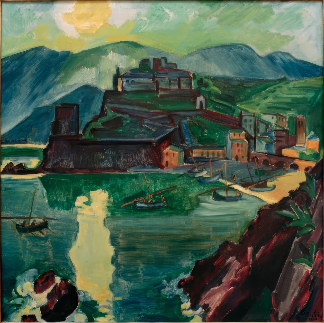 Noche en Monterosso de Max Pechstein