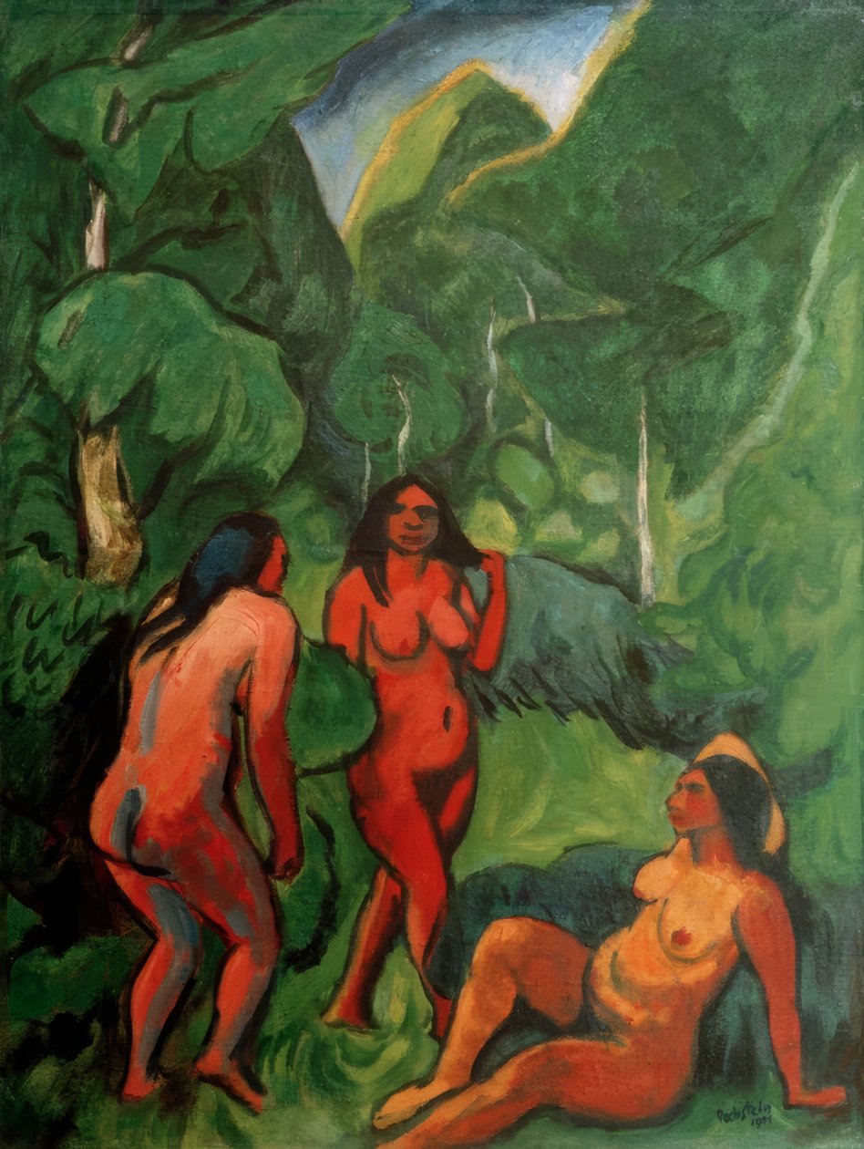 Por la noche de Max Pechstein