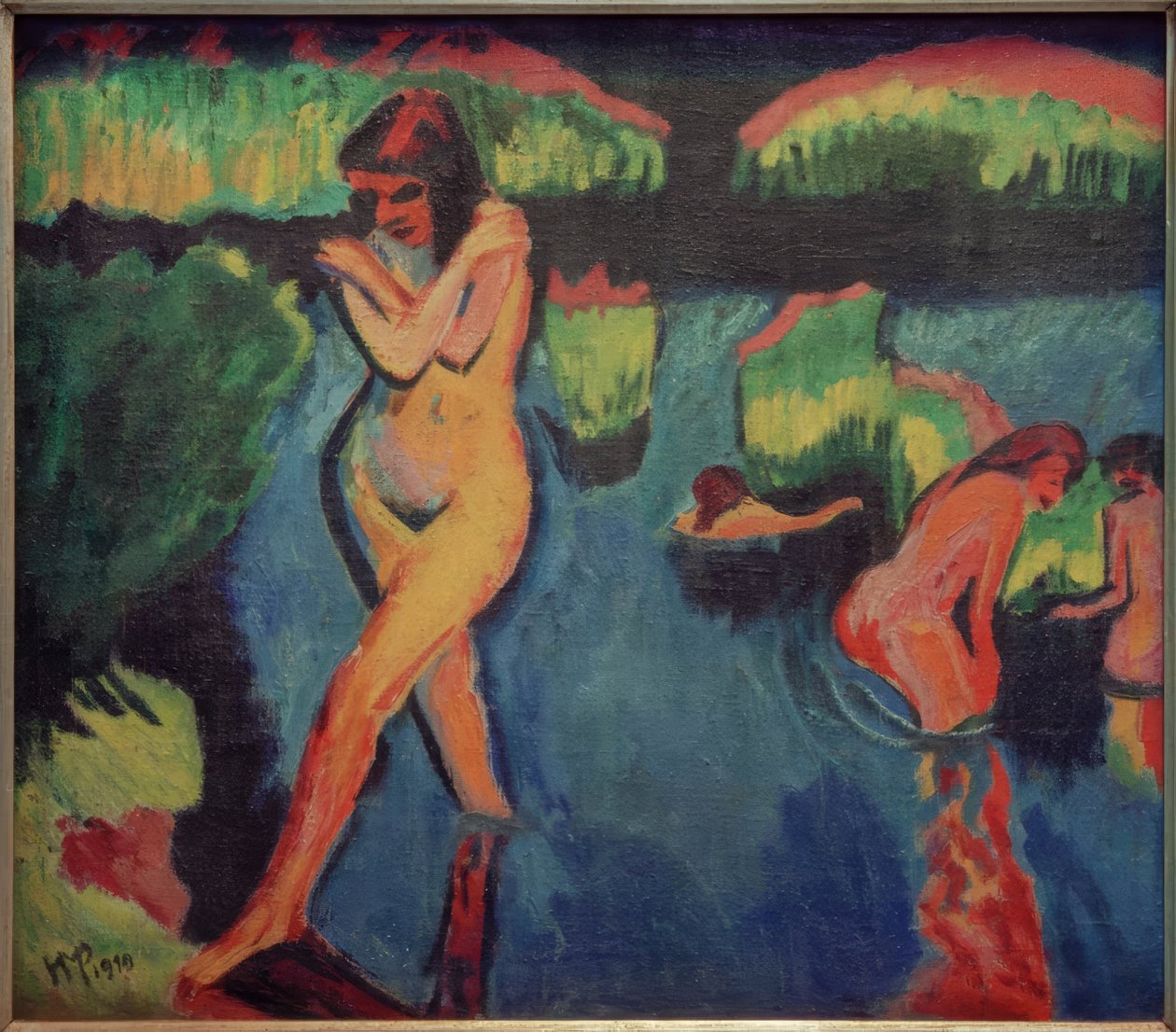 A orillas del lago de Max Pechstein