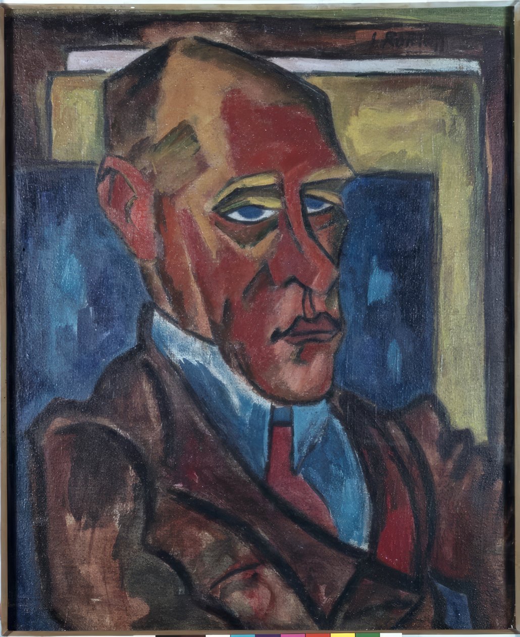 retrato de Max Pechstein