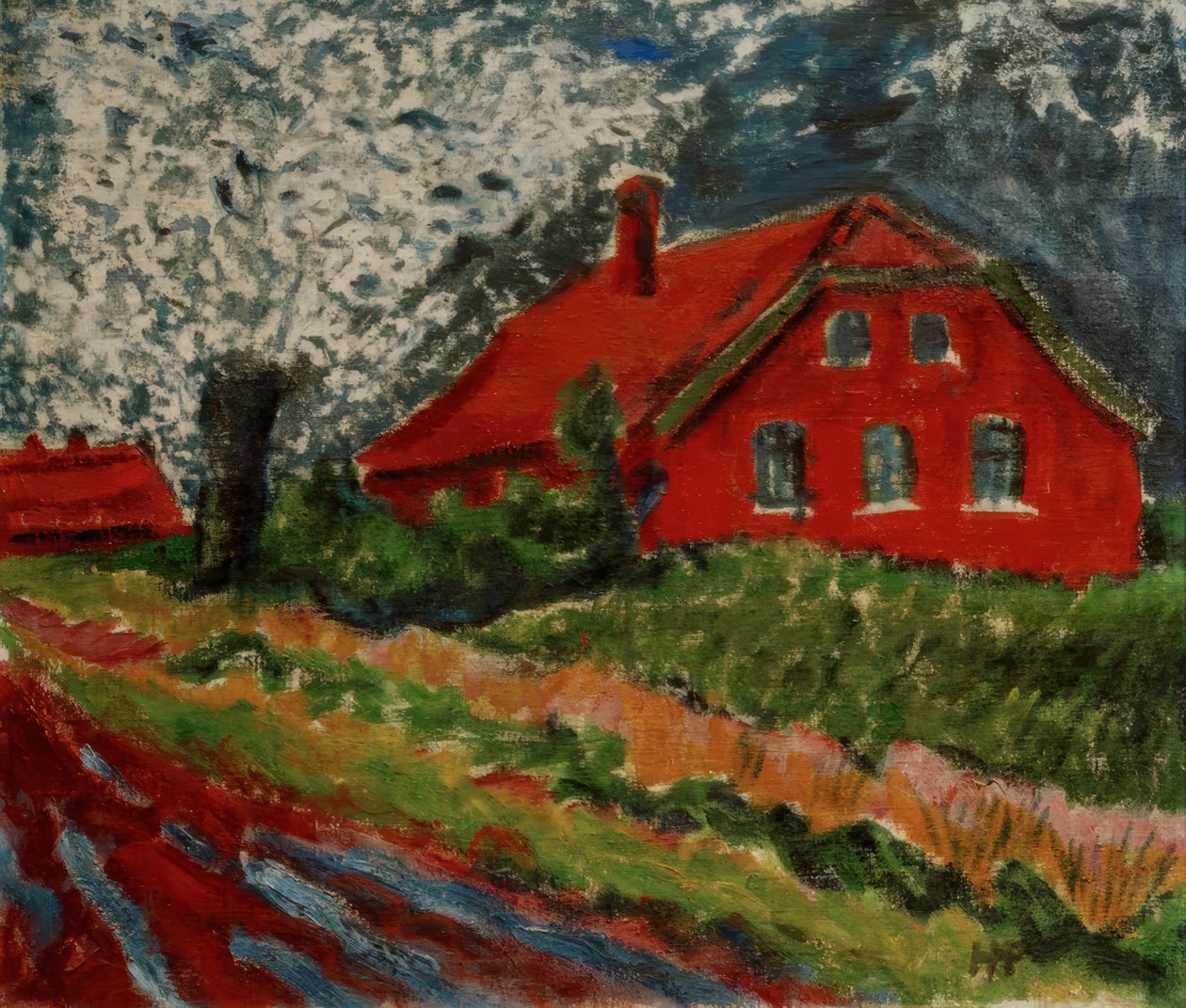La casa roja de Max Pechstein