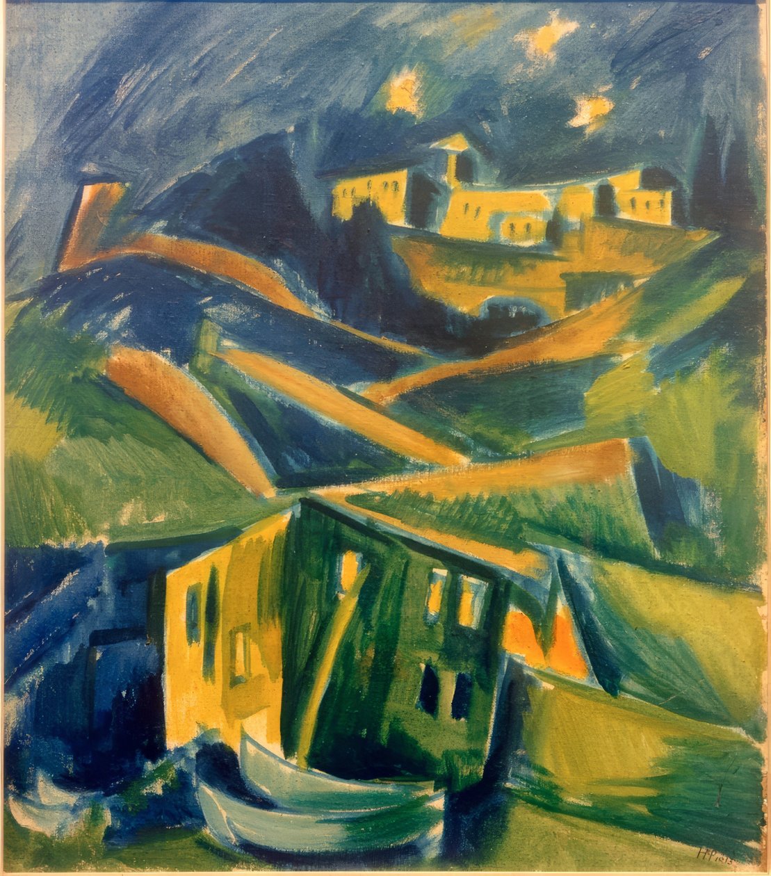 Costa cerca de Monte Rosso al Mare de Max Pechstein