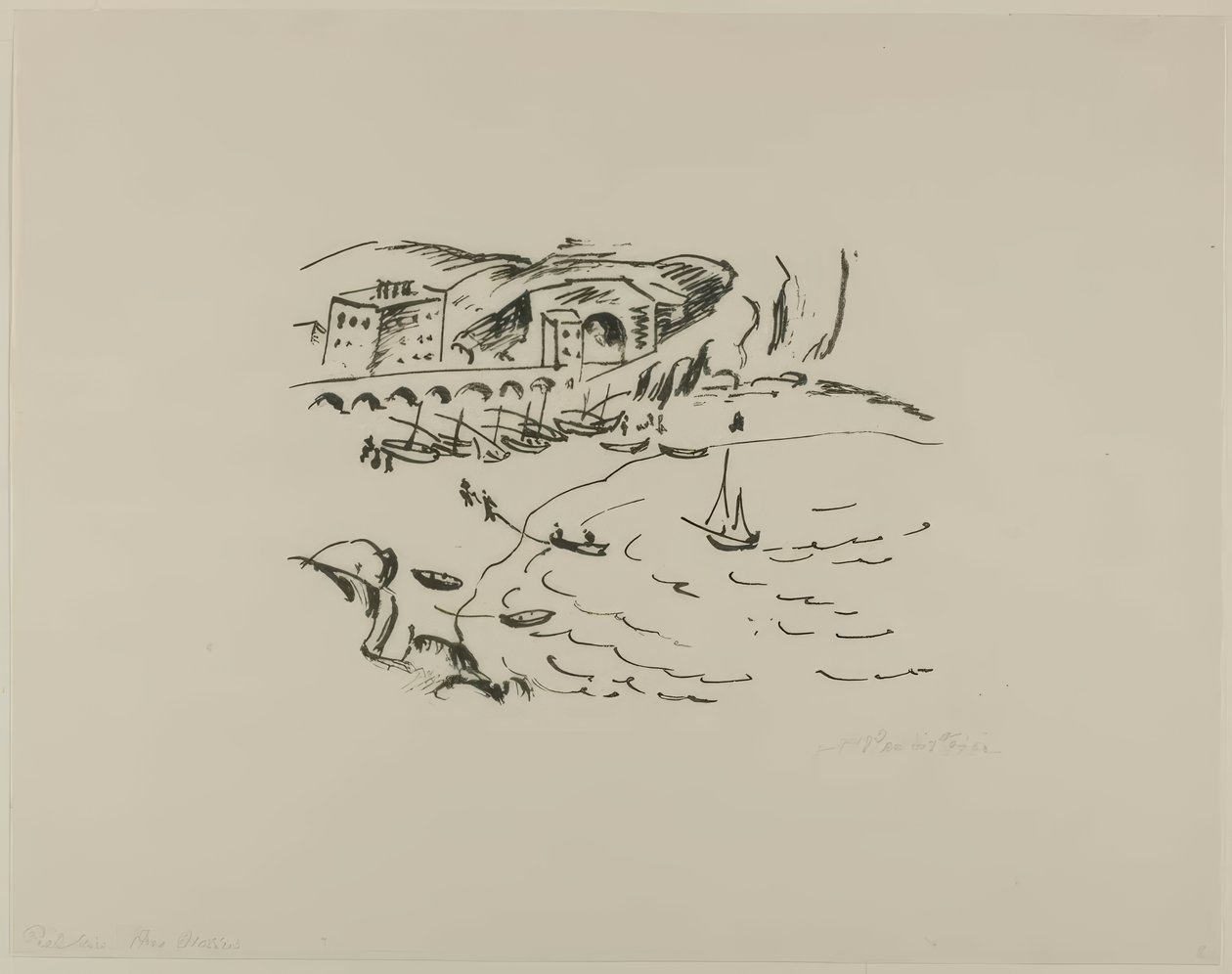 Bahía de Monte Rosso, de Fotos de viajes: Italia-Mar del Sur de Max Pechstein