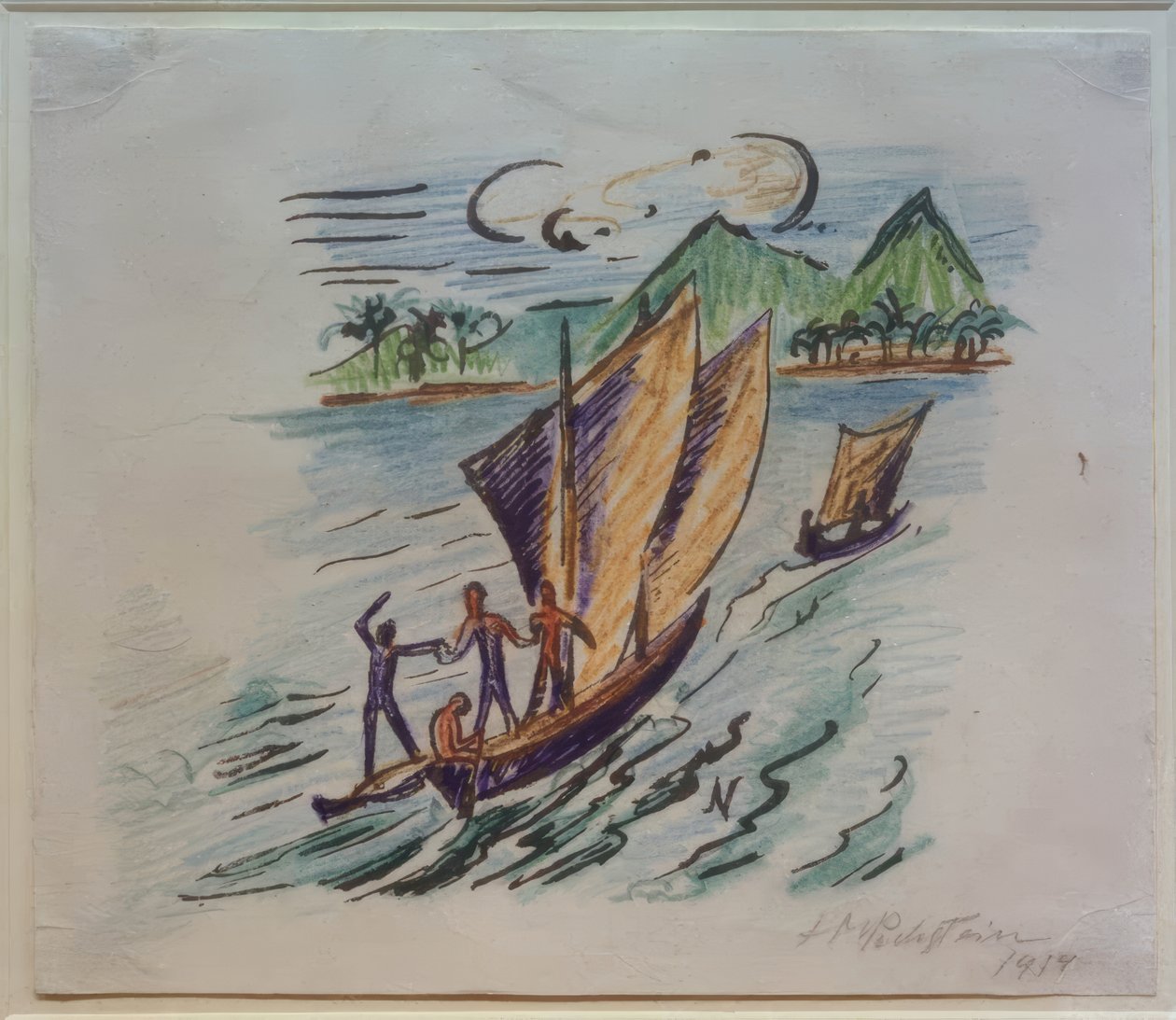 Fotos de viajes Italia - Mar del Sur (veleros en Palau) de Max Pechstein