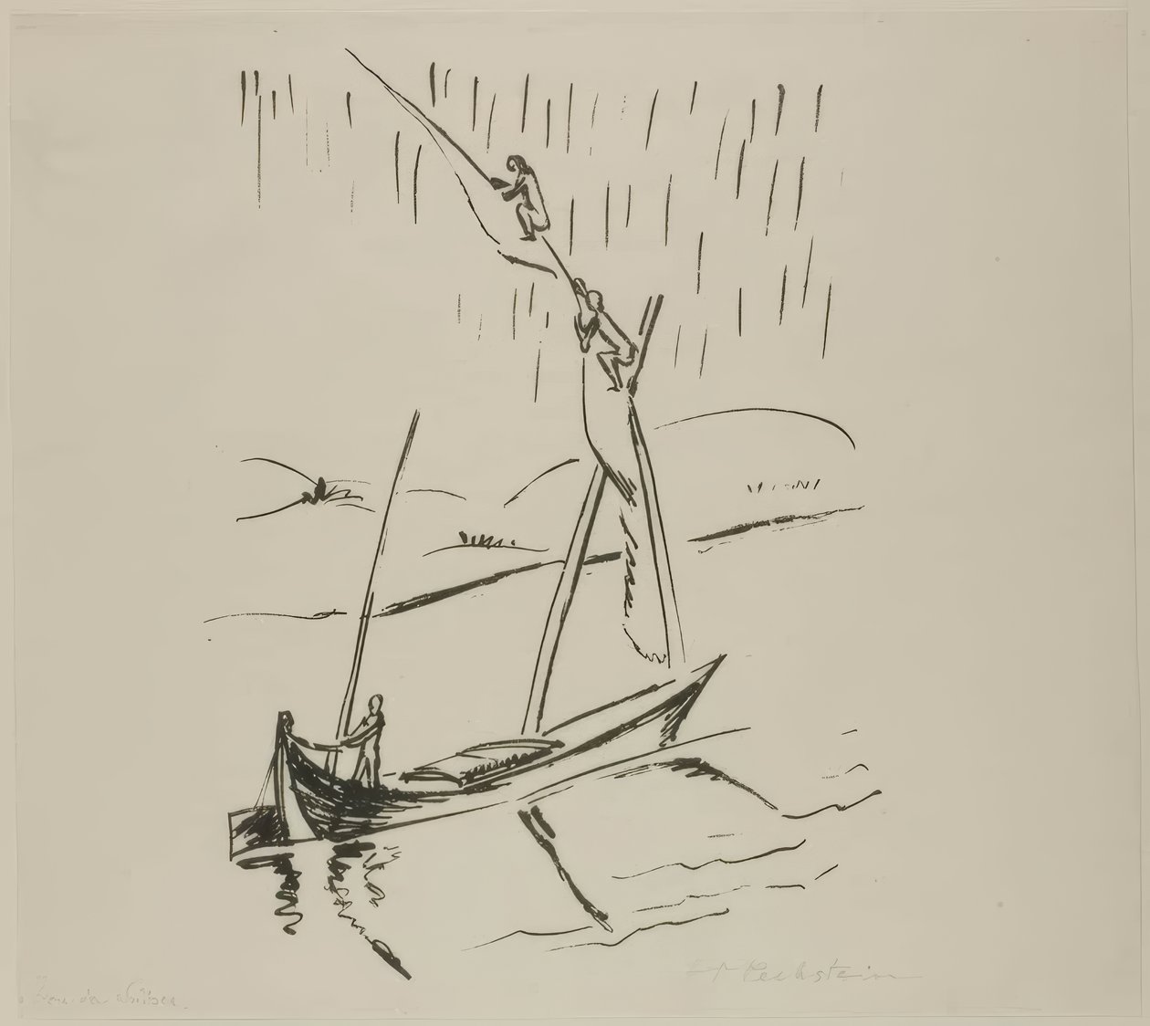 Canal de Suez, de Fotos de viajes: Italia-Mar del Sur de Max Pechstein