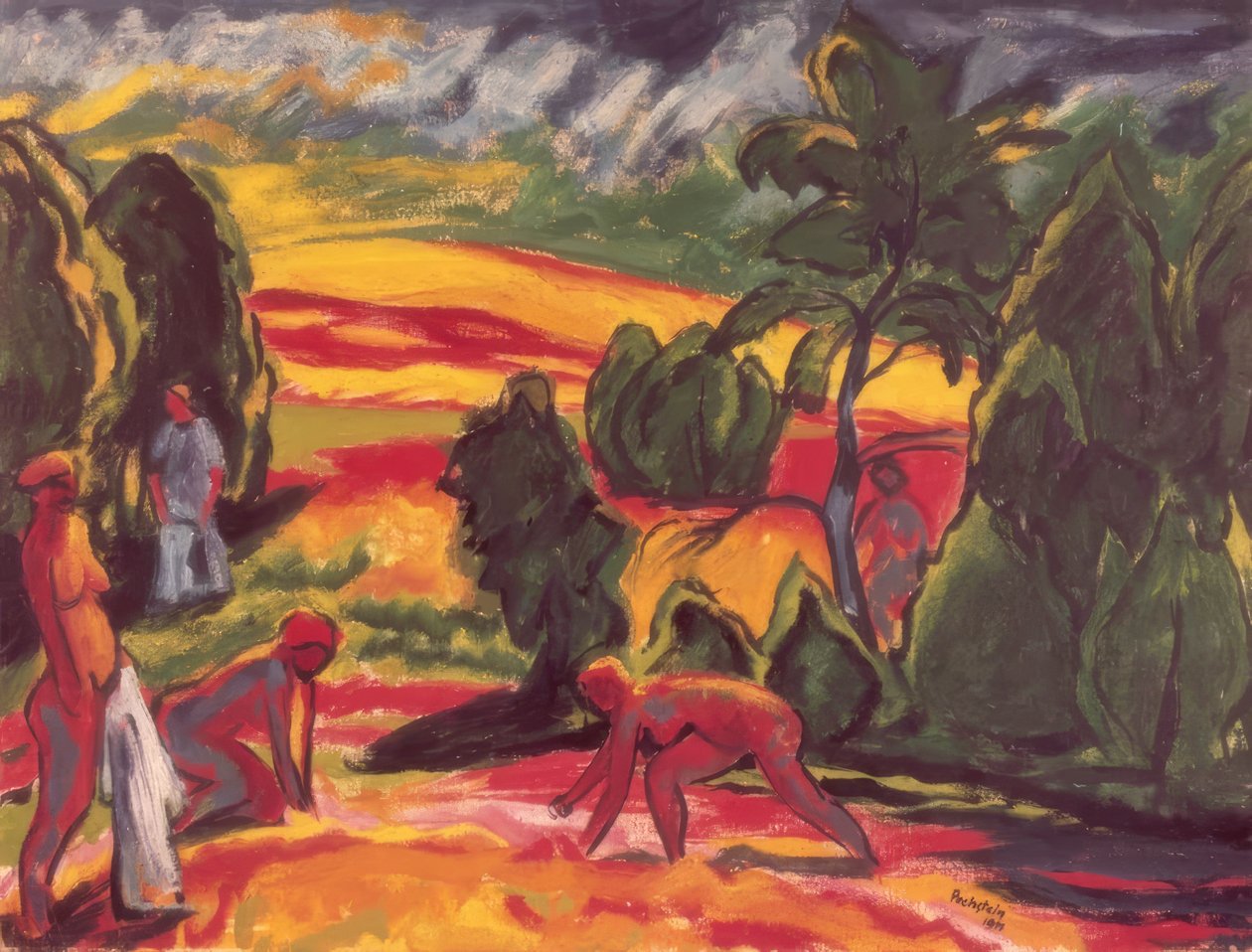Día de verano de Max Pechstein