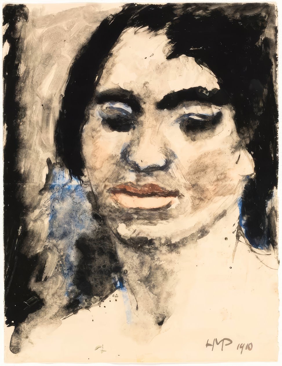 La suegra del artista de Max Pechstein