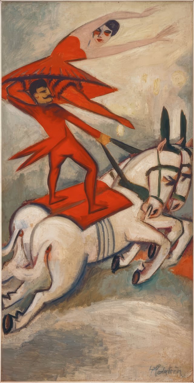 Zirkusreiter von Max Pechstein