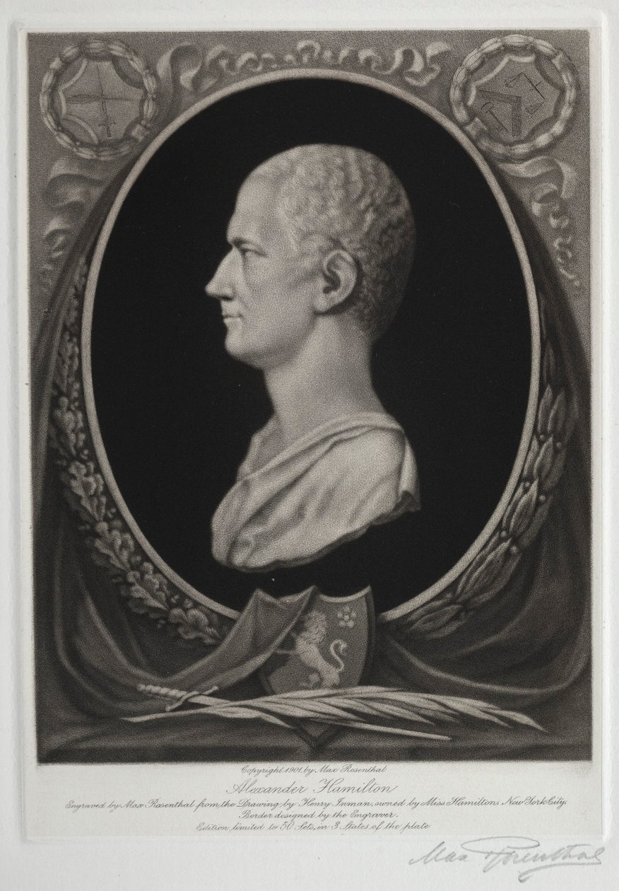 Alexander Hamilton, 1901 de Max Rosenthal