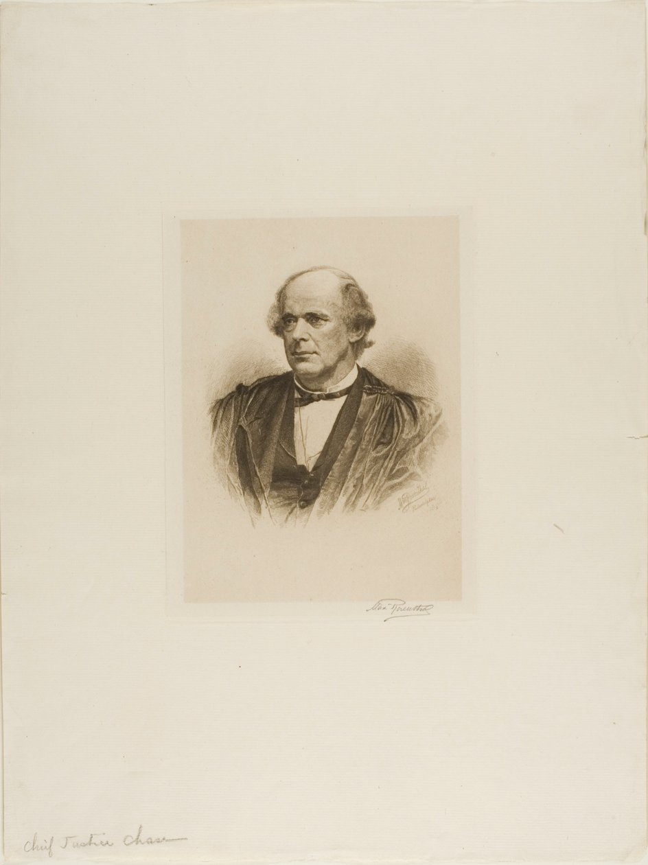 Retrato del Presidente del Tribunal Supremo Chase de Max Rosenthal