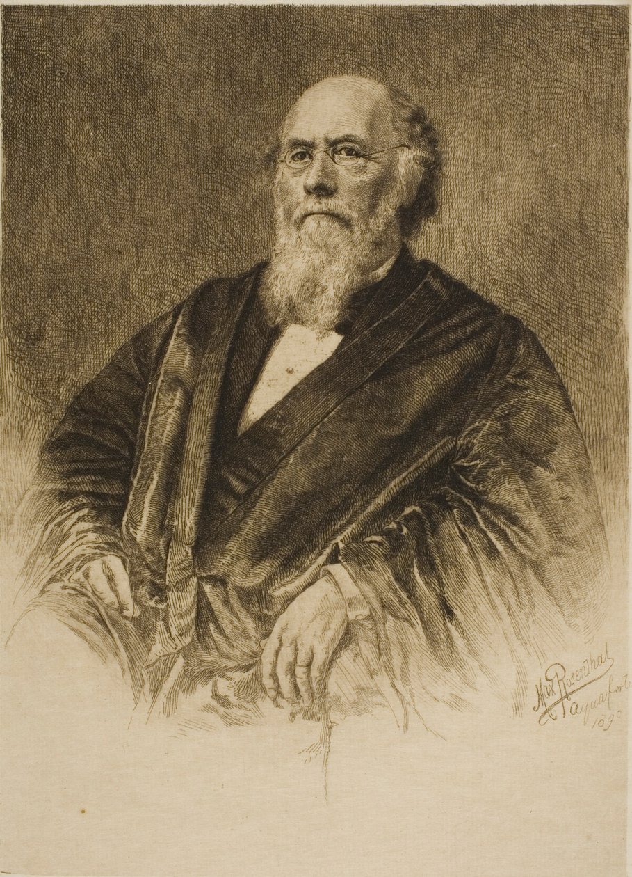 Retrato del juez Stephen Field de Max Rosenthal