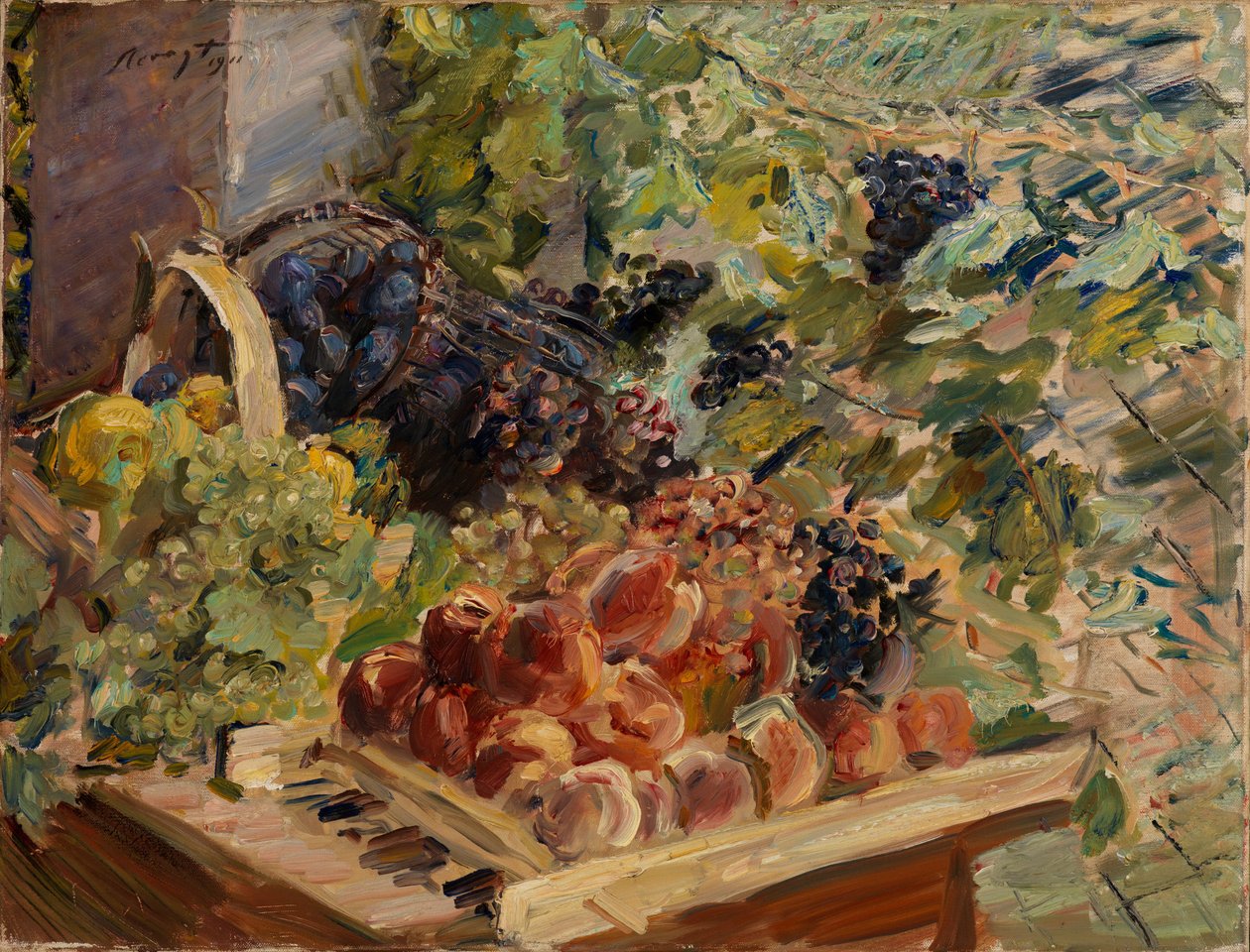 Bodegón de frutas de Max Slevogt