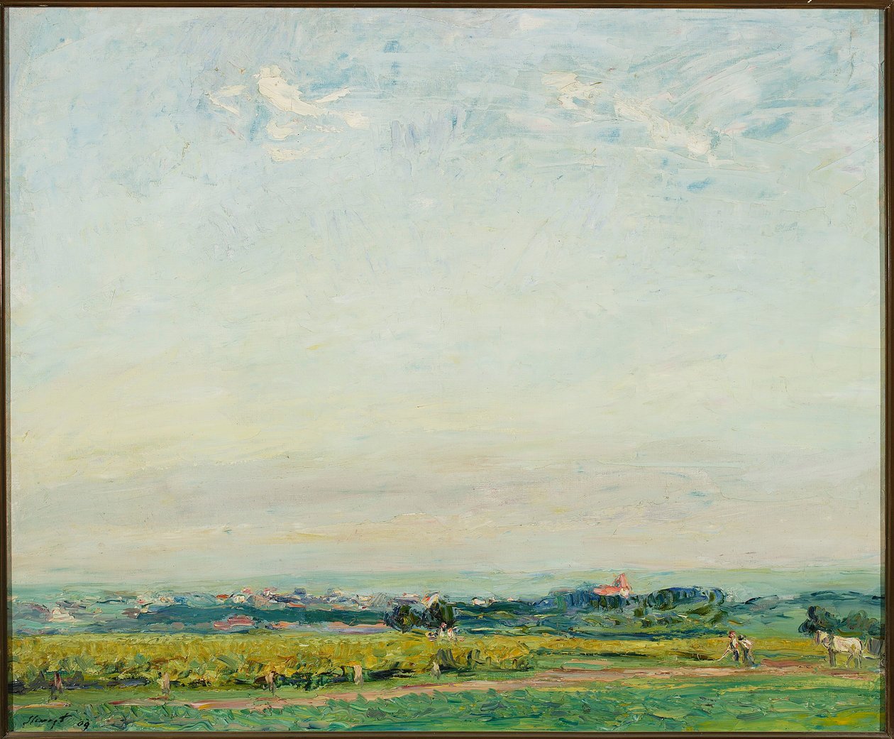 Paisaje con vista de Landau en el Palatinado de Max Slevogt