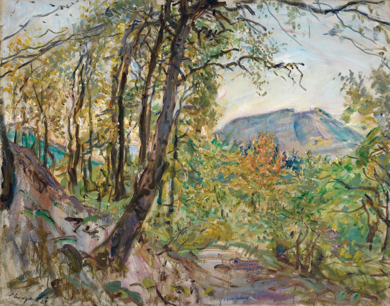 Paisaje del Palatinado de Max Slevogt