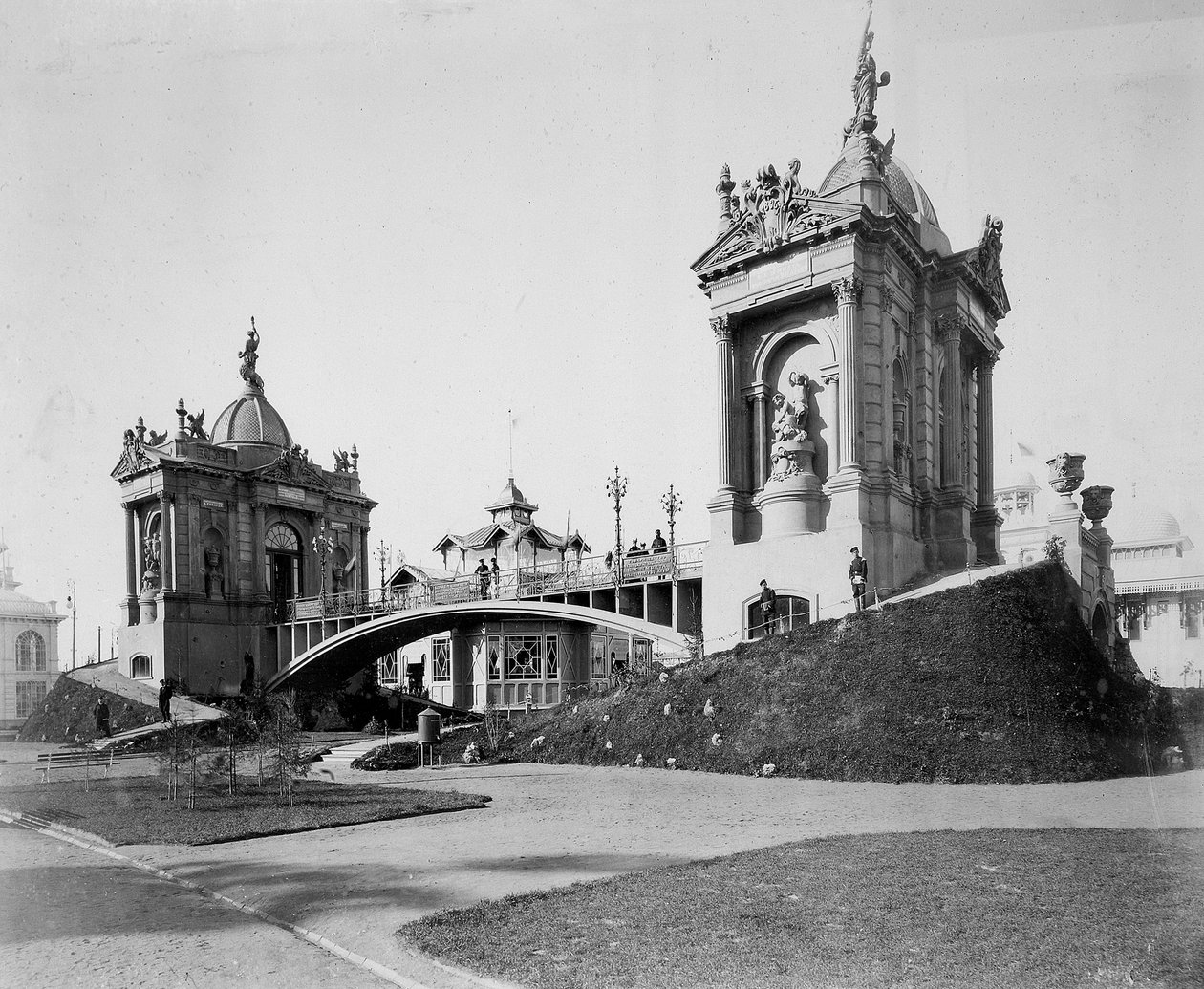 Puente de concreto, la Exposición de Toda Rusia, Nizhni Nóvgorod, Rusia, 1896 de Maxim Dmitriev