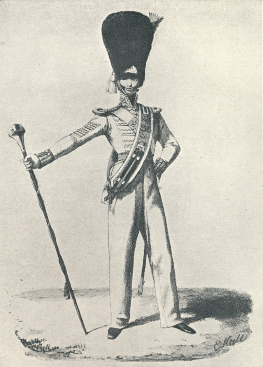 17º Regimiento, Tambor Mayor 1830, 1830 1909 de Maxim Gauci