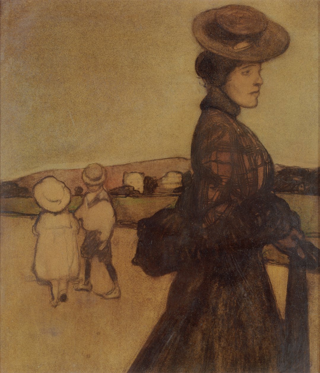 La institutriz, 1901 de Maxime Pierre Jules Dethomas