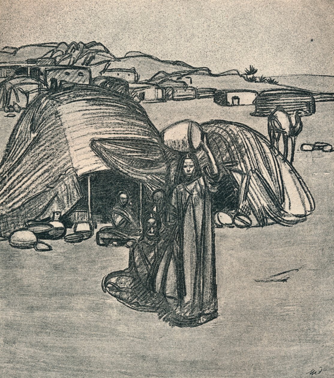 Aux Portes Du Désert, c1920, 1923 de Maxime Pierre Jules Dethomas