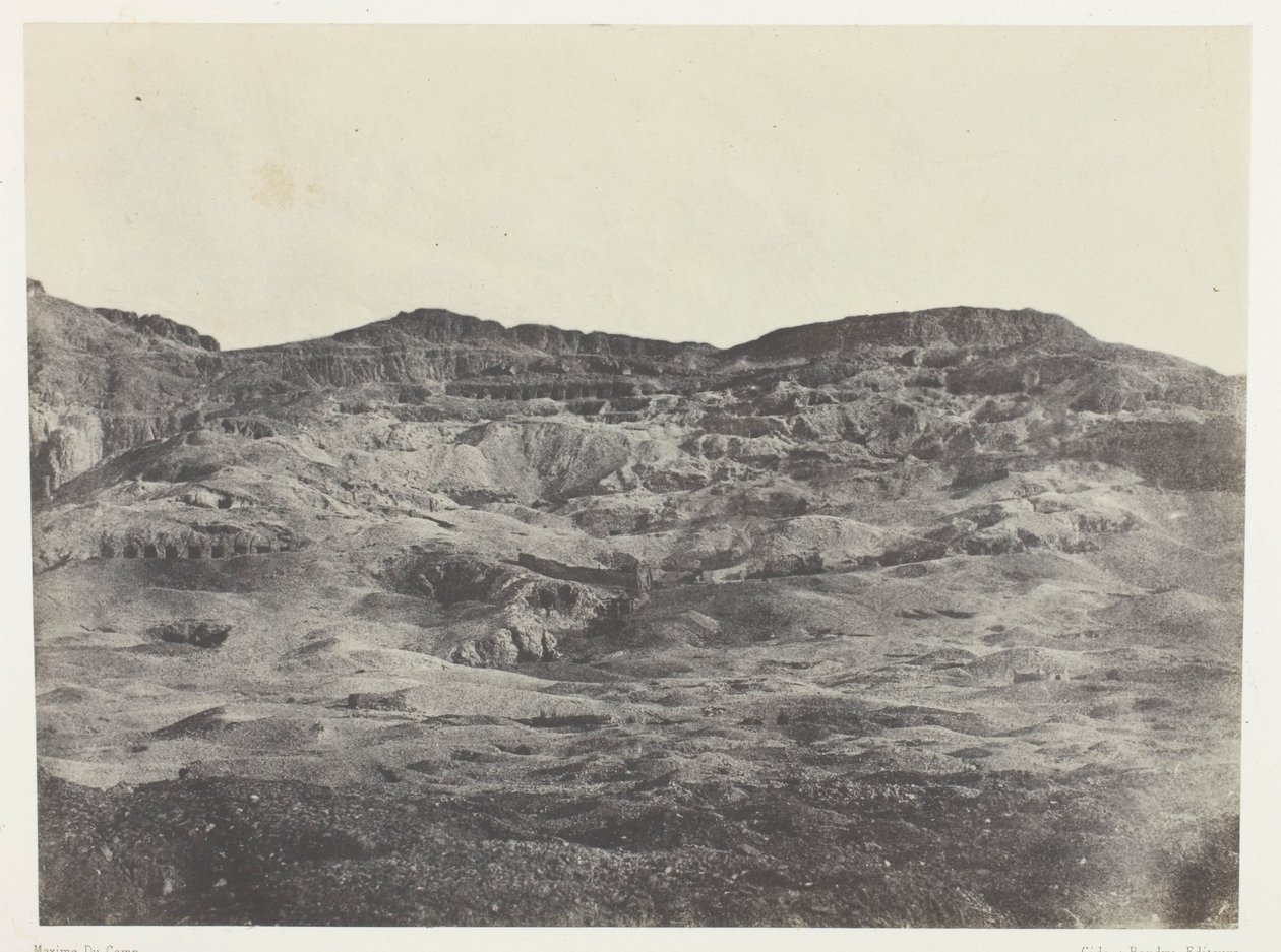 Gournah, Necrópolis de Tebas; Tebas de Maxime Du Camp
