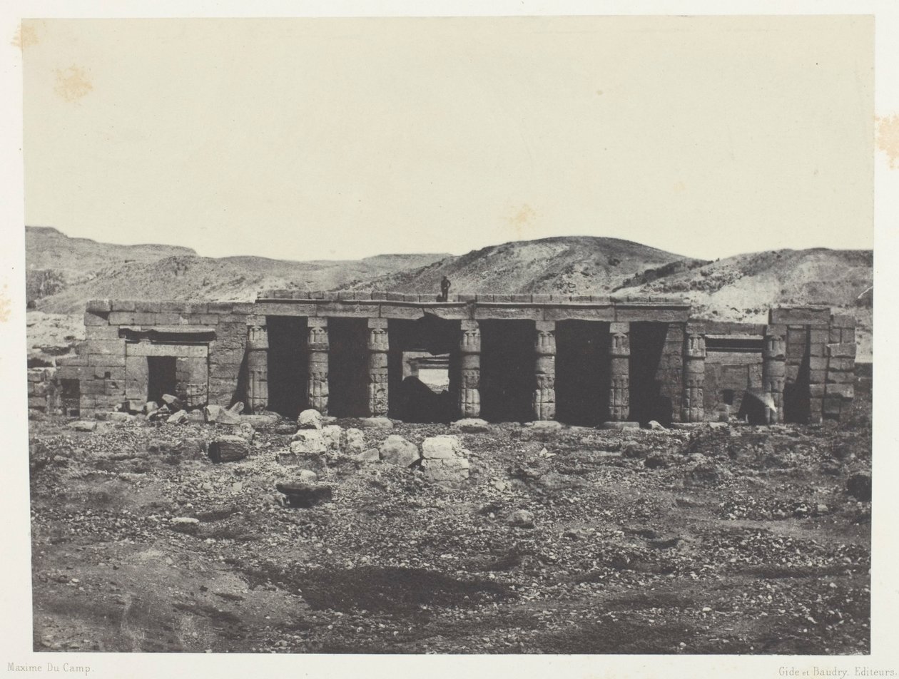 Gournah, Palacio de Menephta I; Tebas de Maxime Du Camp