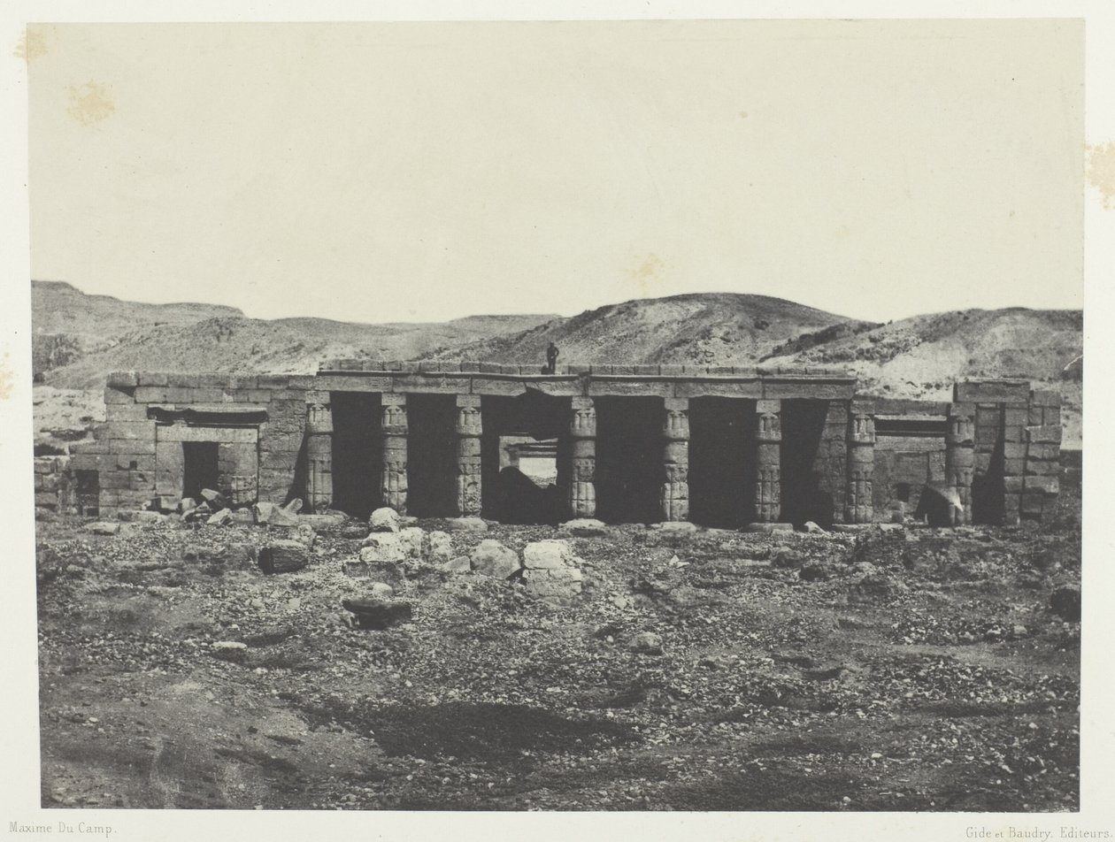 Gournah, Palacio de Menephta I; Tebas de Maxime Du Camp