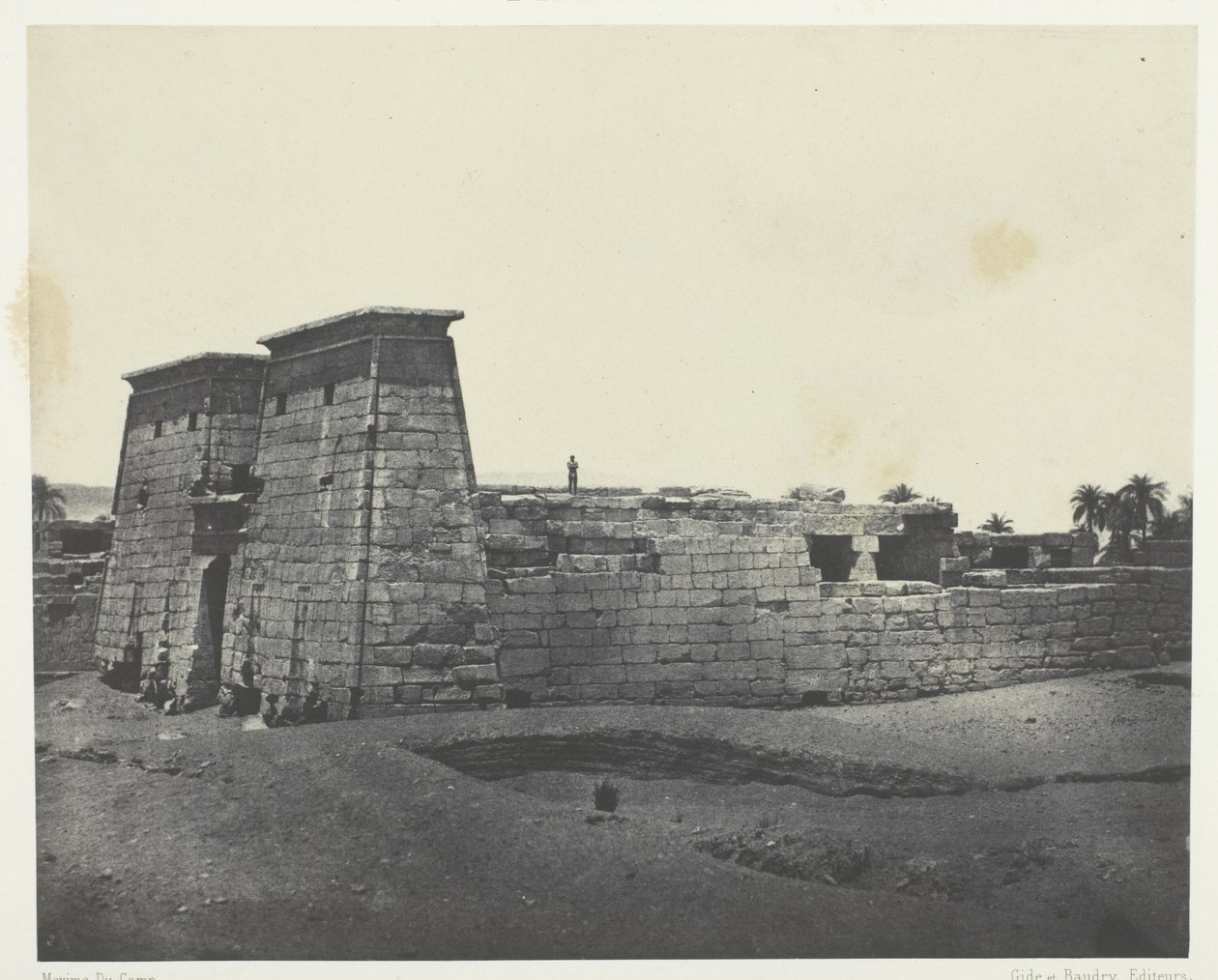Karnak, Templo de Khons; Tebas de Maxime Du Camp