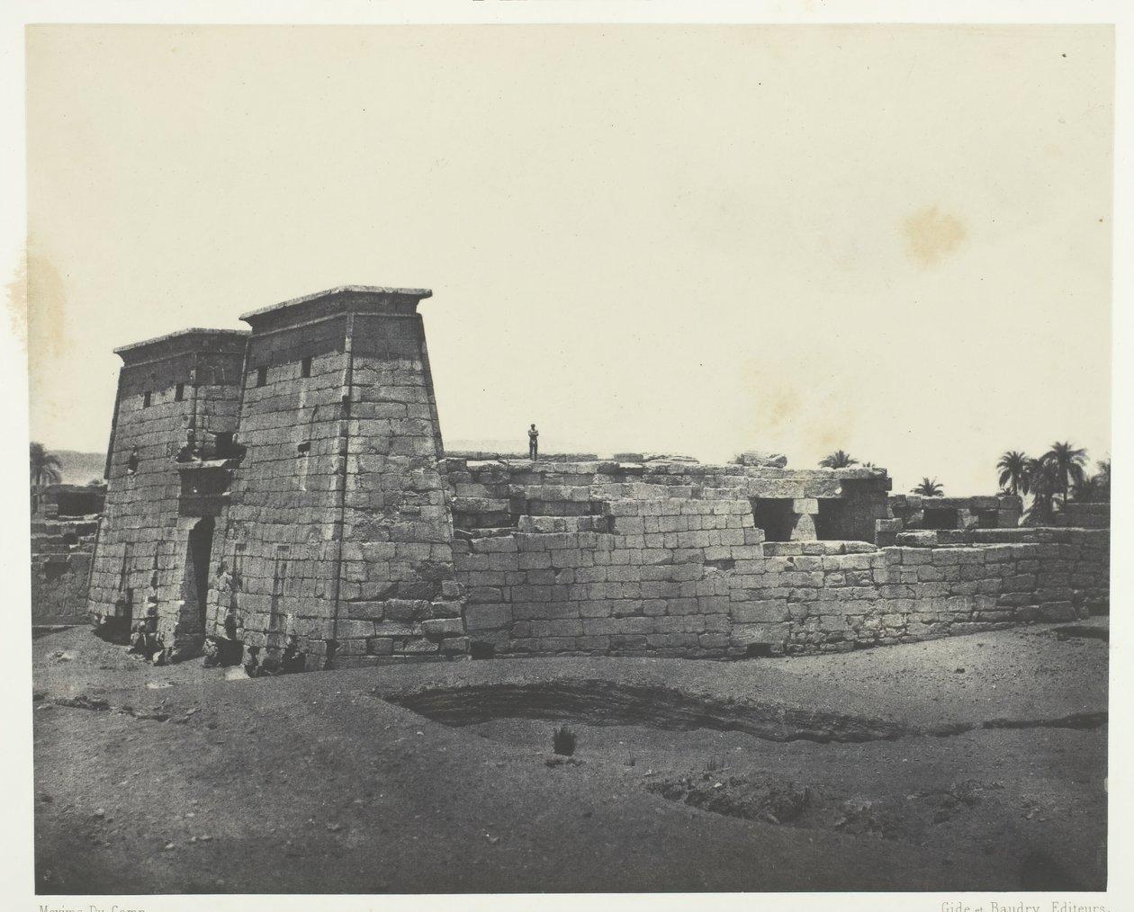 Karnak, Templo de Khons, Tebas de Maxime Du Camp