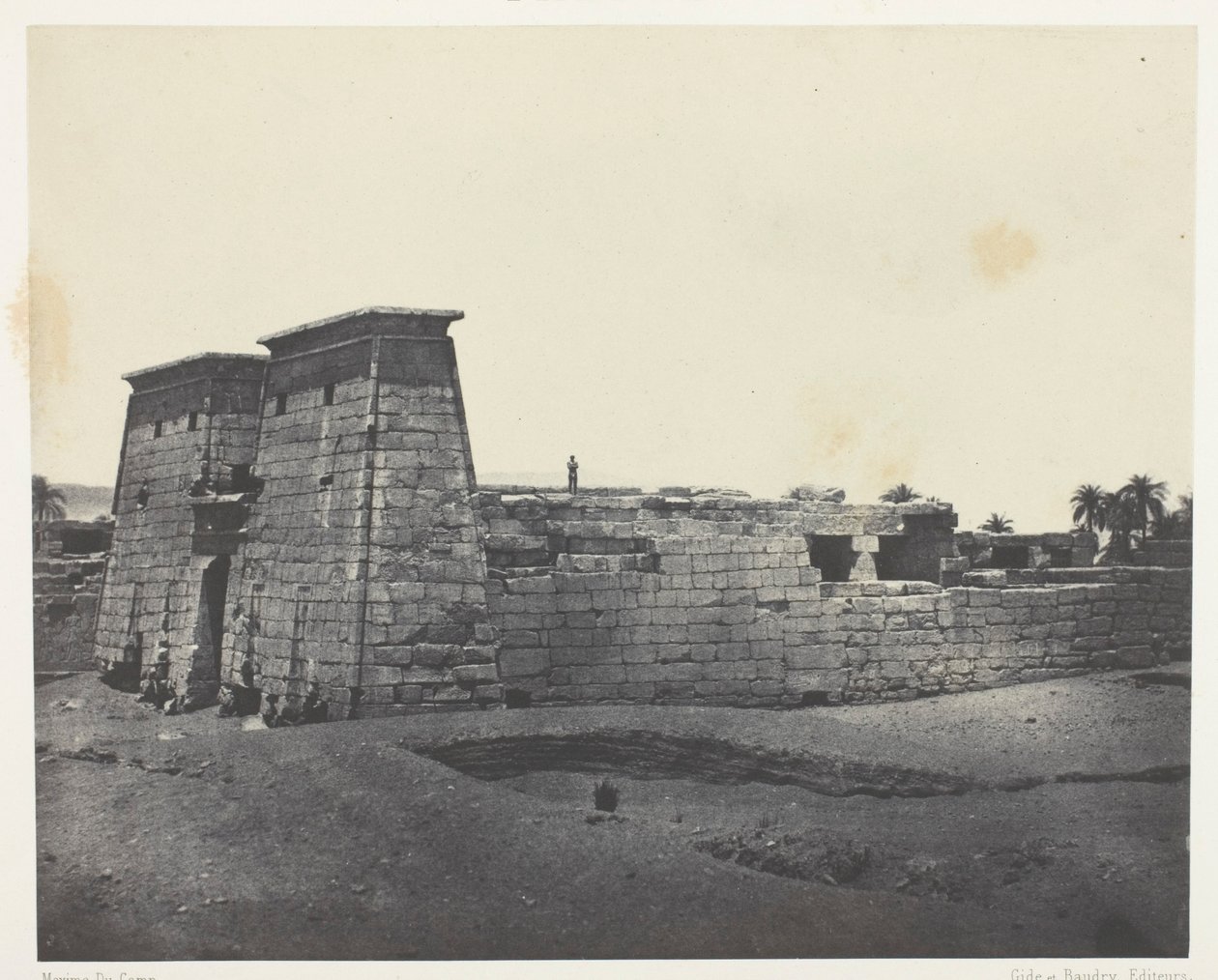Karnak, Templo de Khons; Tebas de Maxime Du Camp