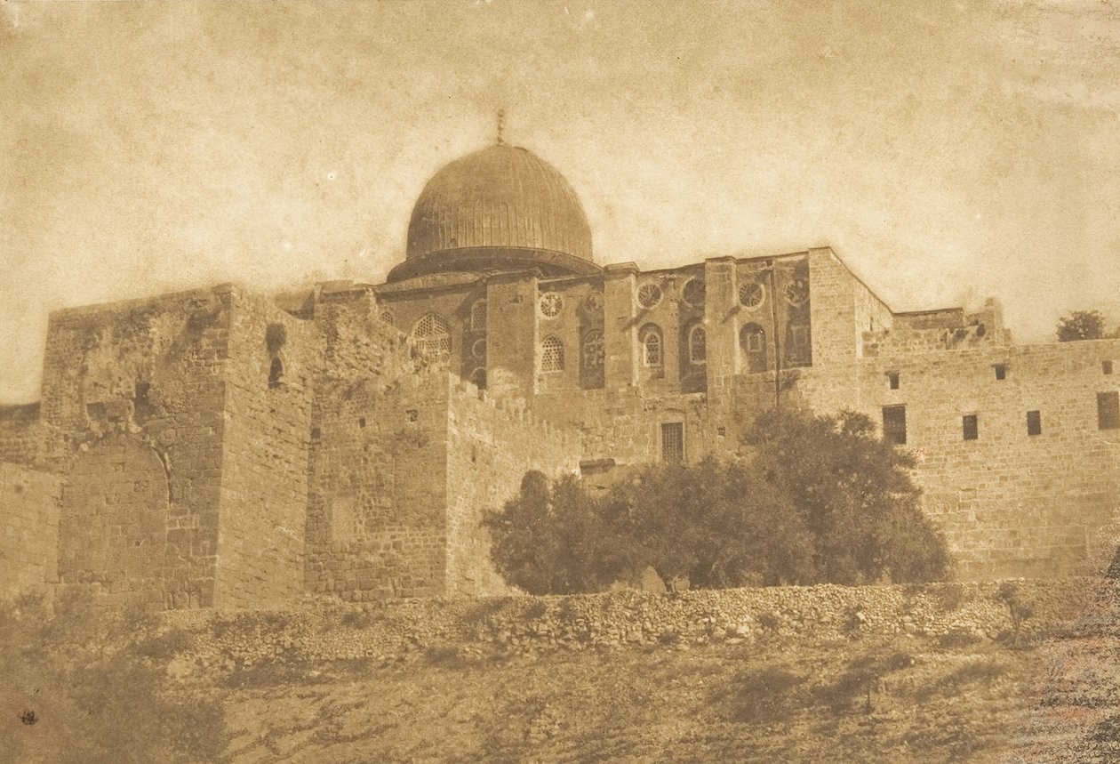 Koubbé-Nébi-Monça - Cúpula de Moisés en Jerusalén de Maxime Du Camp