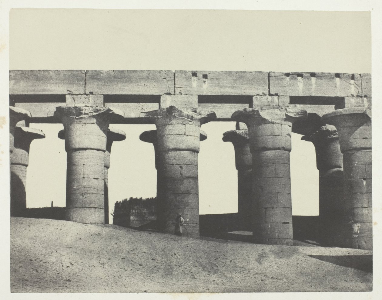 Louqsor, Gran Columnata del Palacio; Tebas de Maxime Du Camp