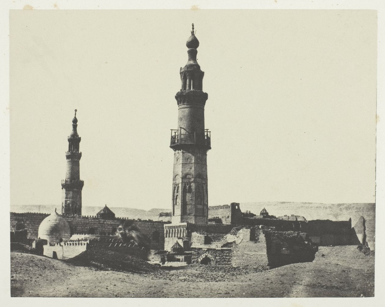 Mezquita de Aly-Bey, Girgeh, Alto Egipto, lámina 15 del álbum "Egypte, Nubie, Palestine et Syrie" (1852) de Maxime Du Camp