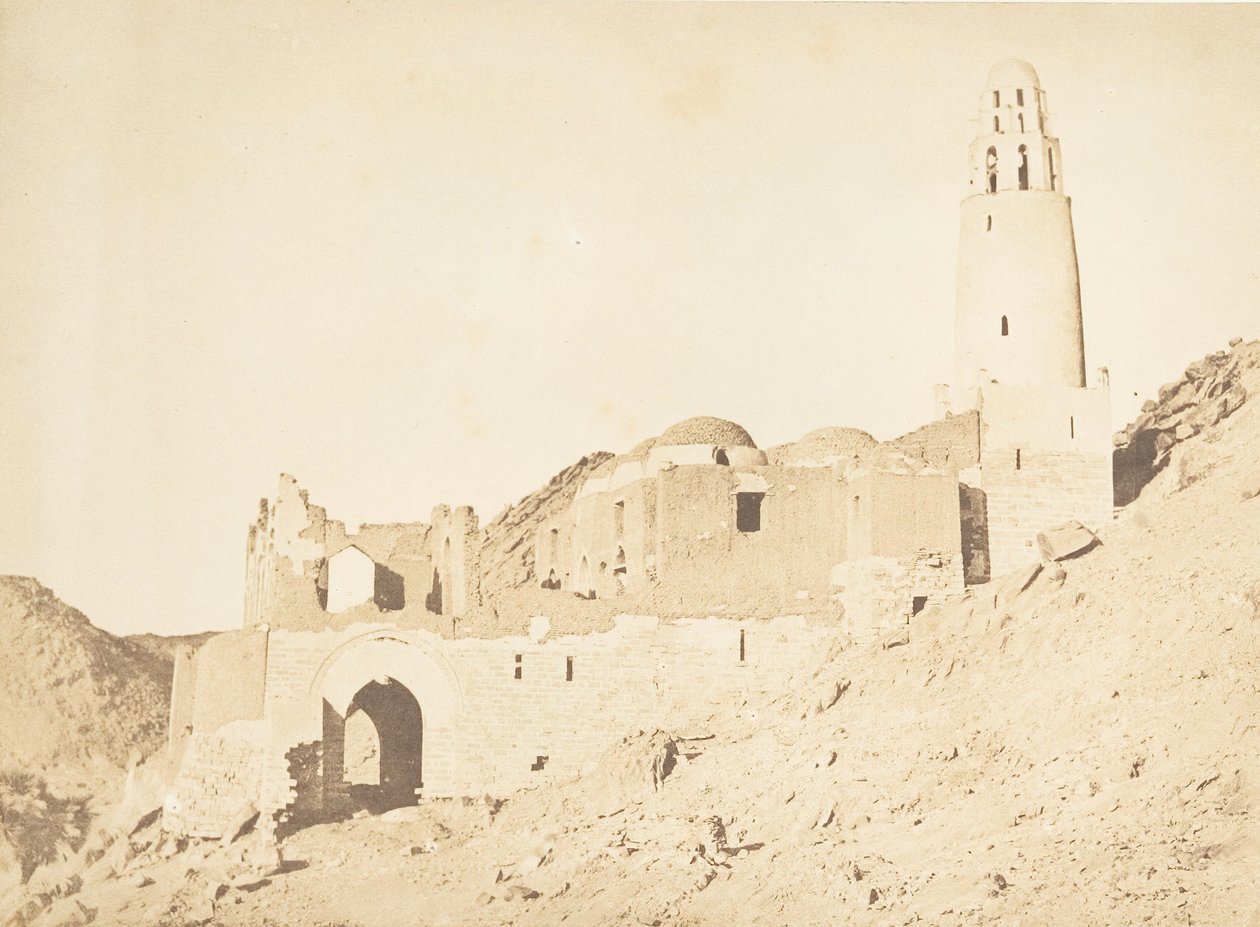 Mezquita de Belal, al sur de Philae, orilla derecha de Maxime Du Camp
